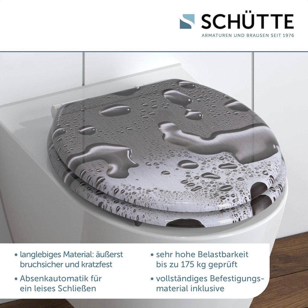 Schütte WC-Sitz »Grey Steel«