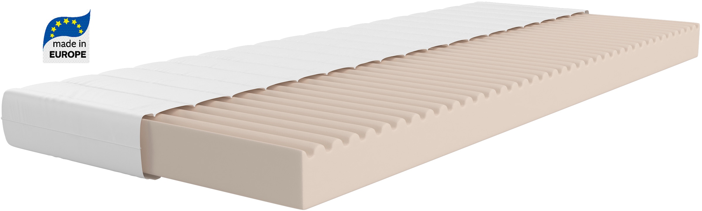 my home Komfortschaummatratze »NEUHEIT: Livja 13, 7-Zonen Matratze 90x200 cm, 140x200 cm & mehr« 13 cm hoch Raumgewicht: 24 kg/m³ 1-tlg., 1 Stk. tlg. Wendematratze, ergonomisch, atmungsaktiv, in 2 Härtegraden