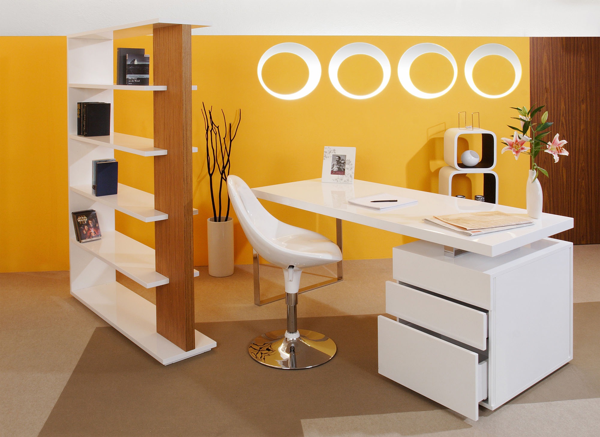 SalesFever Schreibtisch »Varberg - Arbeitsplatz Deluxe Design-Laptoptisch« günstig online kaufen