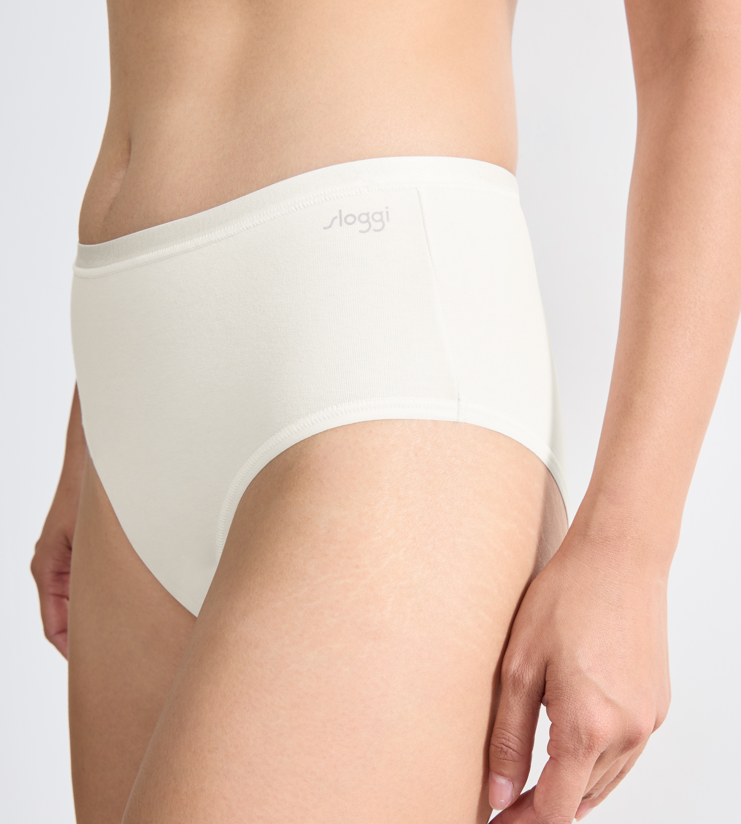 sloggi Slip »GO Daily Cotton Midi 3P«, (3er Pack), glanzeffekt Details