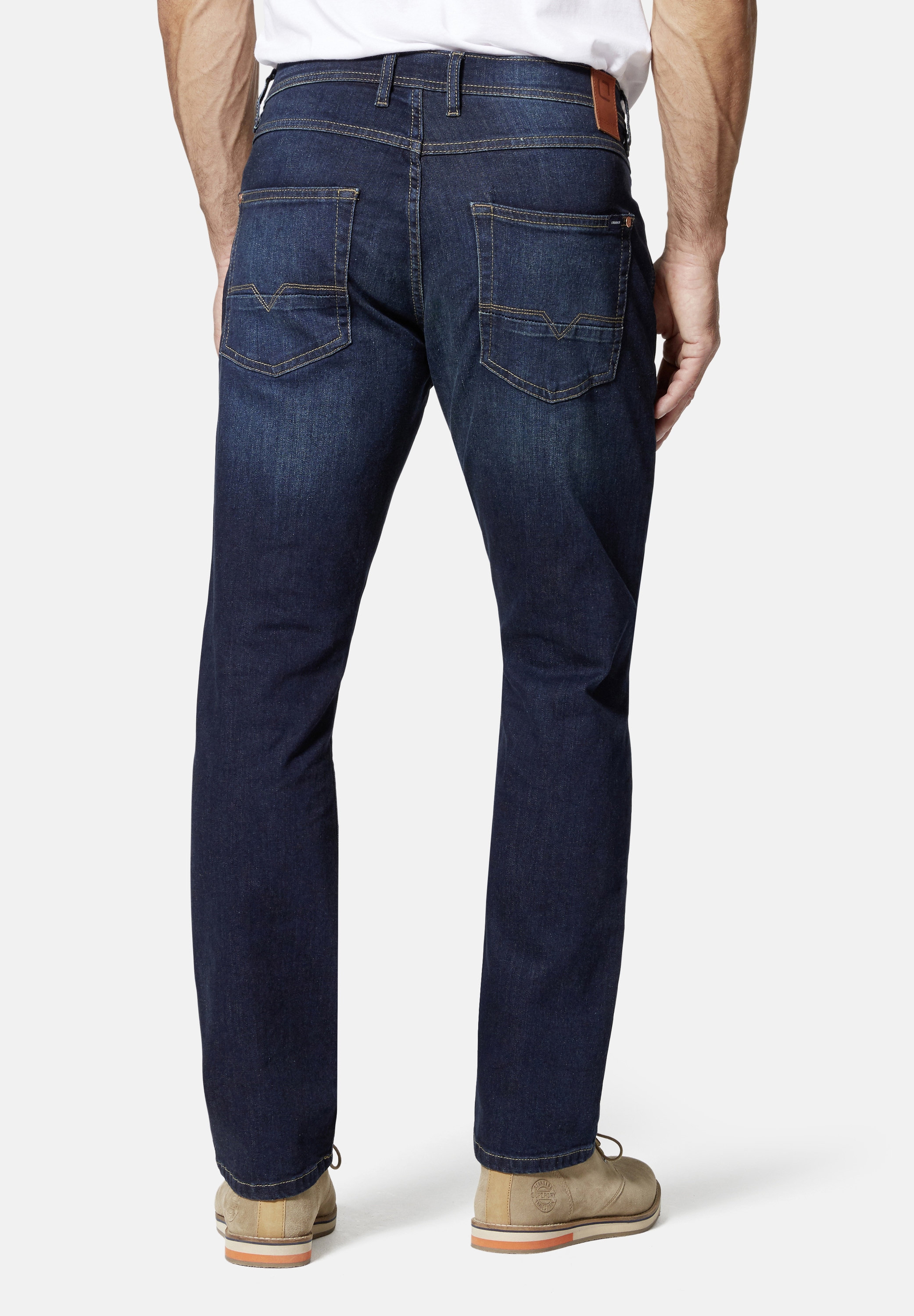 Stooker Men 5-Pocket-Jeans »Glendale Denim Slim Straight Fit« Slim Straight Fit Casual Clean Wash Denim Jeans für Herren