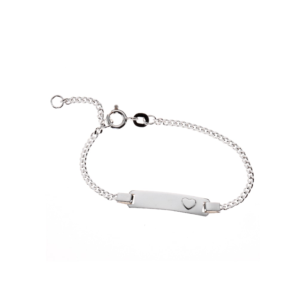 Firetti Armband »Schmuck Geschenk Silber 925 Armkette ID-Platte Panzerkette«