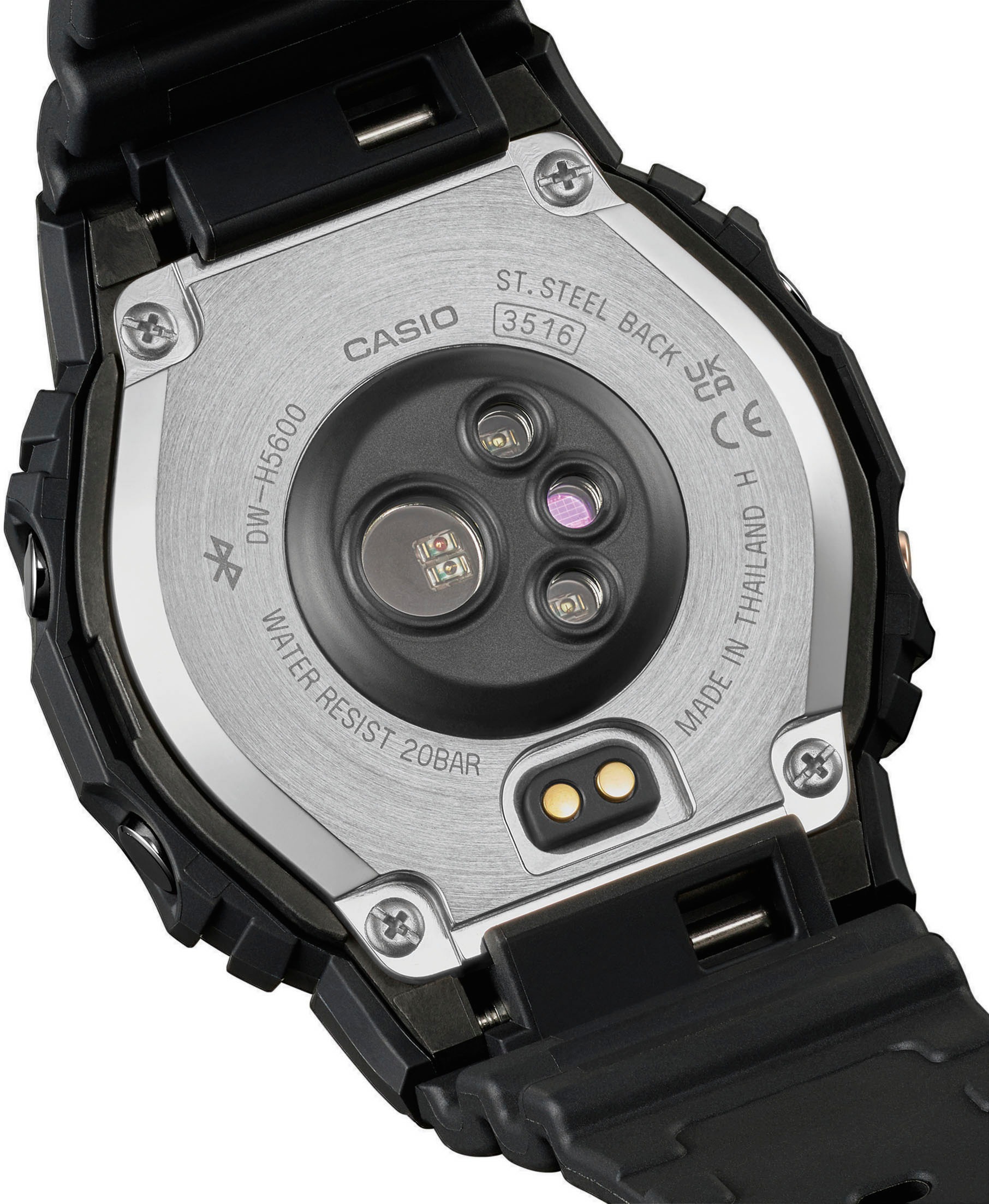 CASIO G-SHOCK Smartwatch, Solaruhr, Armbanduhr, Herrenuhr, Stoppfunktion,Herzfrequenzmesser)