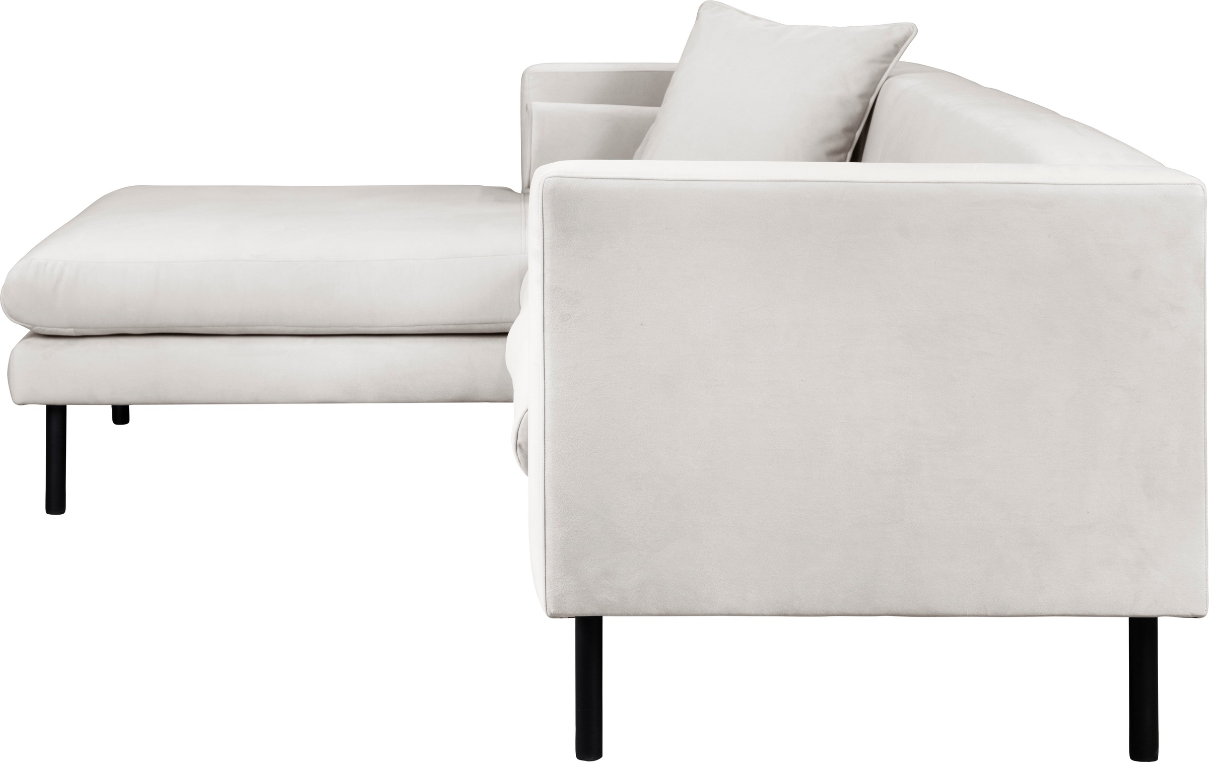Guido Maria Kretschmer Home&Living Ecksofa »Lillibeth L-Form Designsofa, Maße B/T/H: 240/173/83 cm«, Zierkissen als Wendekissen, in Samtoptik oder Cord