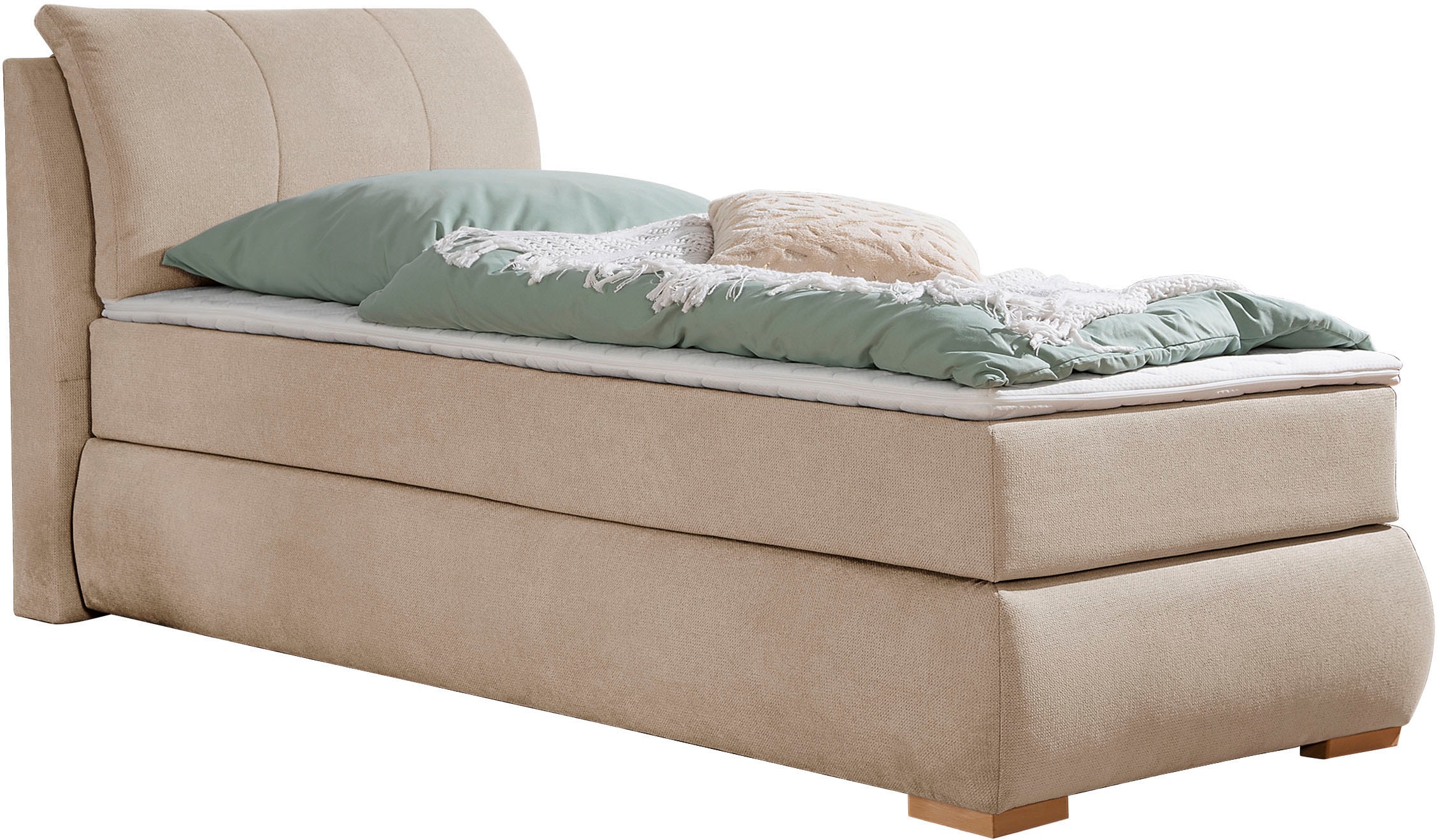 Home affaire Boxspringbett »Breitenthal« abnehmbare Rückenkissen mit Klettband