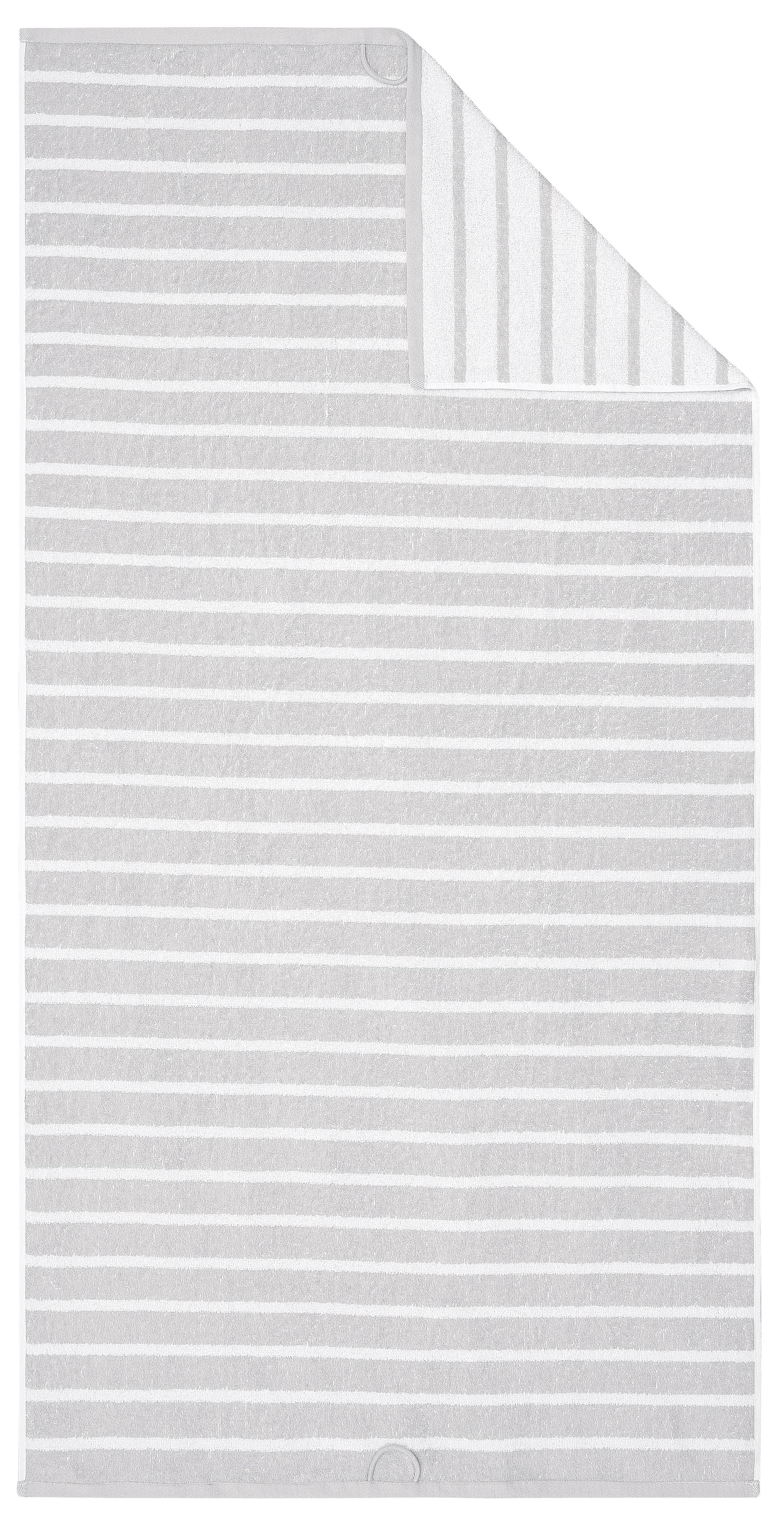 my home Duschtücher »Finn, Duschtücher 70x140cm« Set und Serie, mit Uni Farben und Streifen, 100% Baumwolle
