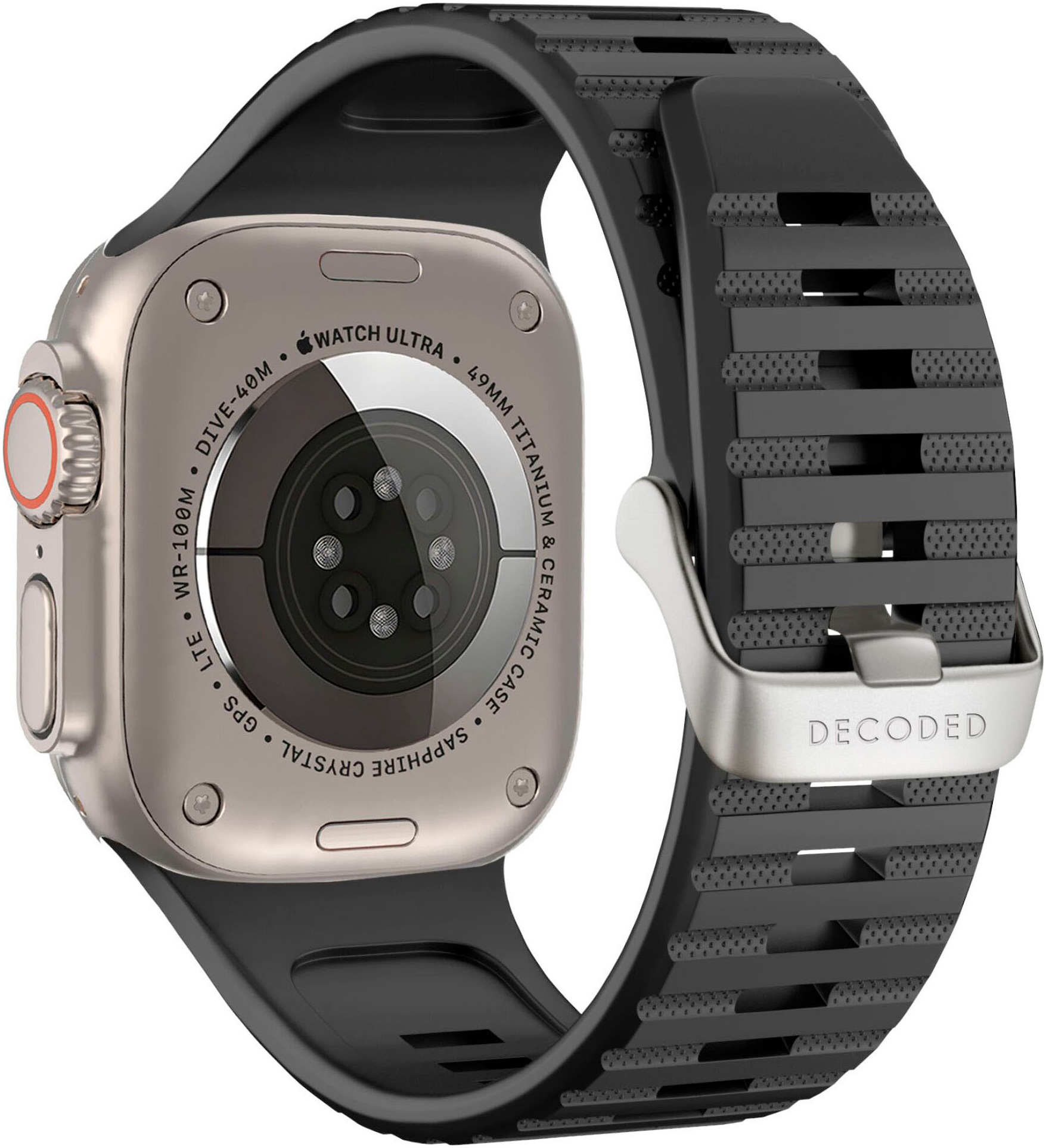 DECODED Smartwatch-Armband »Silicone Magnet Traction Loop Strap 42/44/45/49mm«