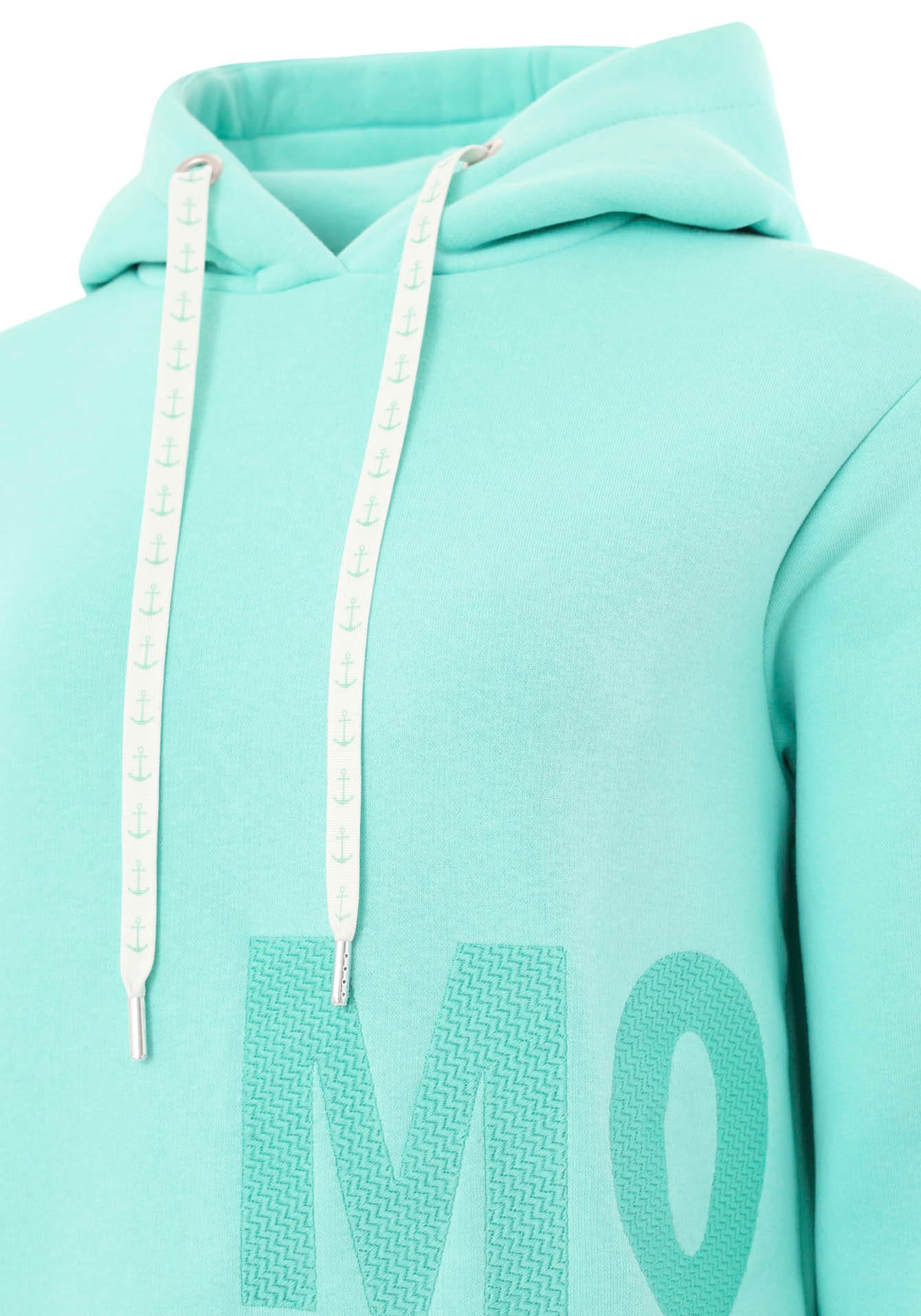 Zwillingsherz Sweatshirt »"Moin"« mit Paillettenanker und gesticktem Schriftzug