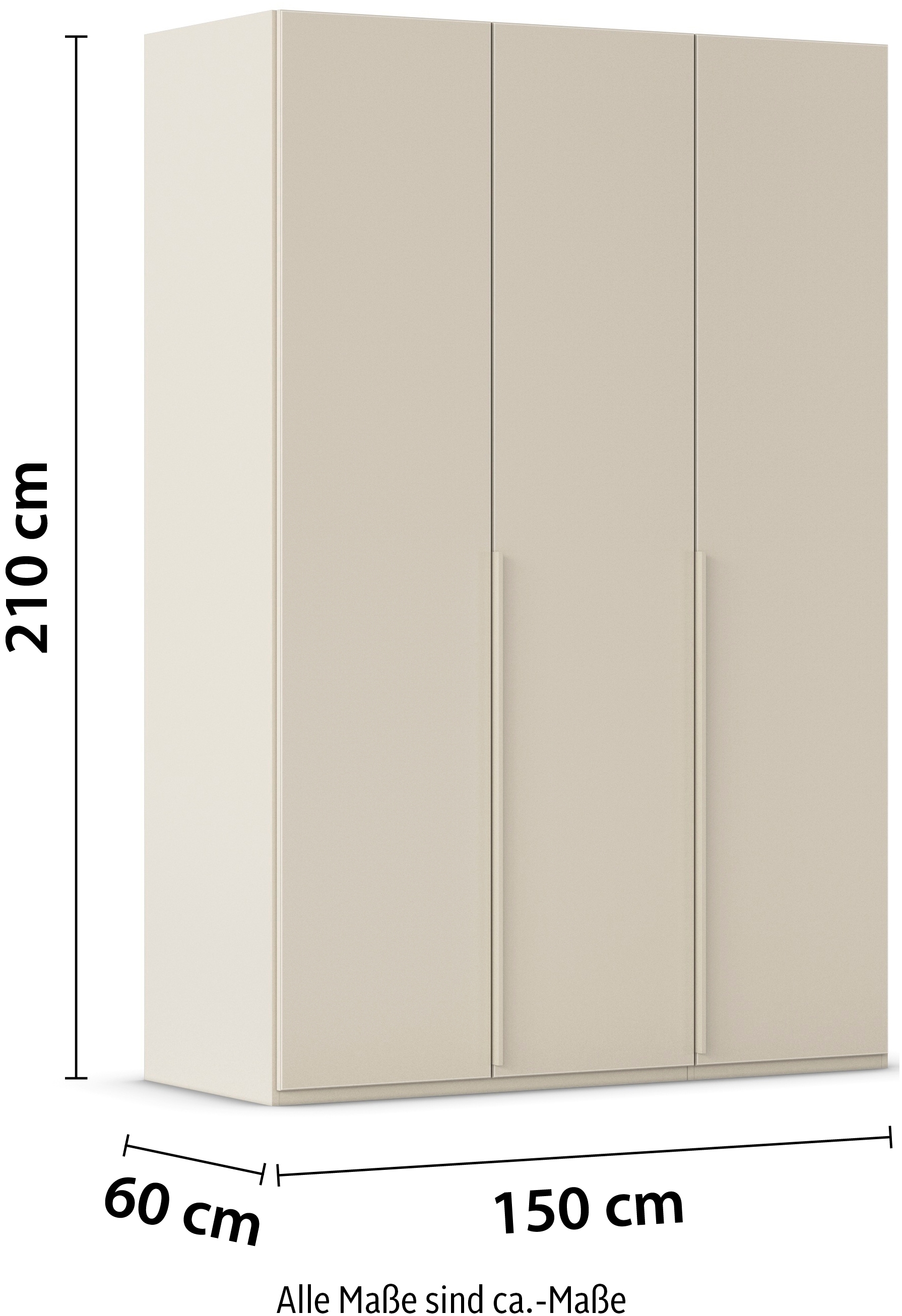 LeGer Home by Lena Gercke Kleiderschrank »Schrank Garderobe Ankleide Schlafzimmer Flur Serina«, (in 3 verschiedenen Ausstattungen BASIC/CLASSIC/PREMIUM), in 6 Breiten (101 - 401 cm) mit Front Glas oder Dekor MADE IN GERMANY
