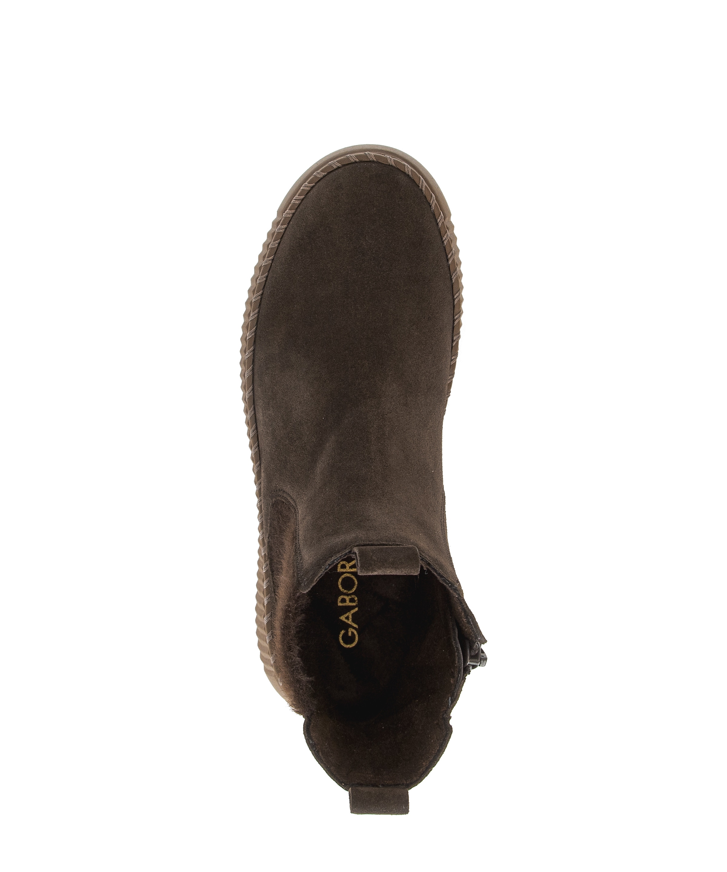 Gabor Chelseaboots  Plateau, Stiefelette mit zwei Anziehlaschen