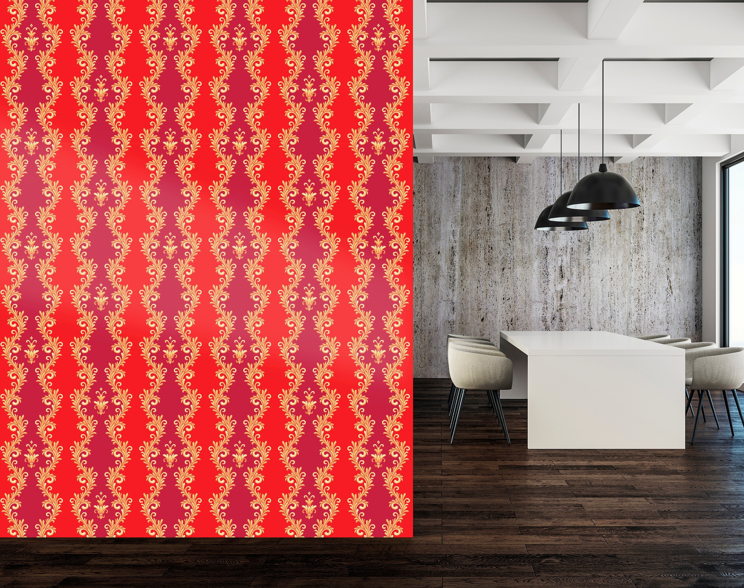 queence Vinyltapete »Anastasia«, 90x250cm, selbstklebend, kinderleichte Anbringung, Sticker