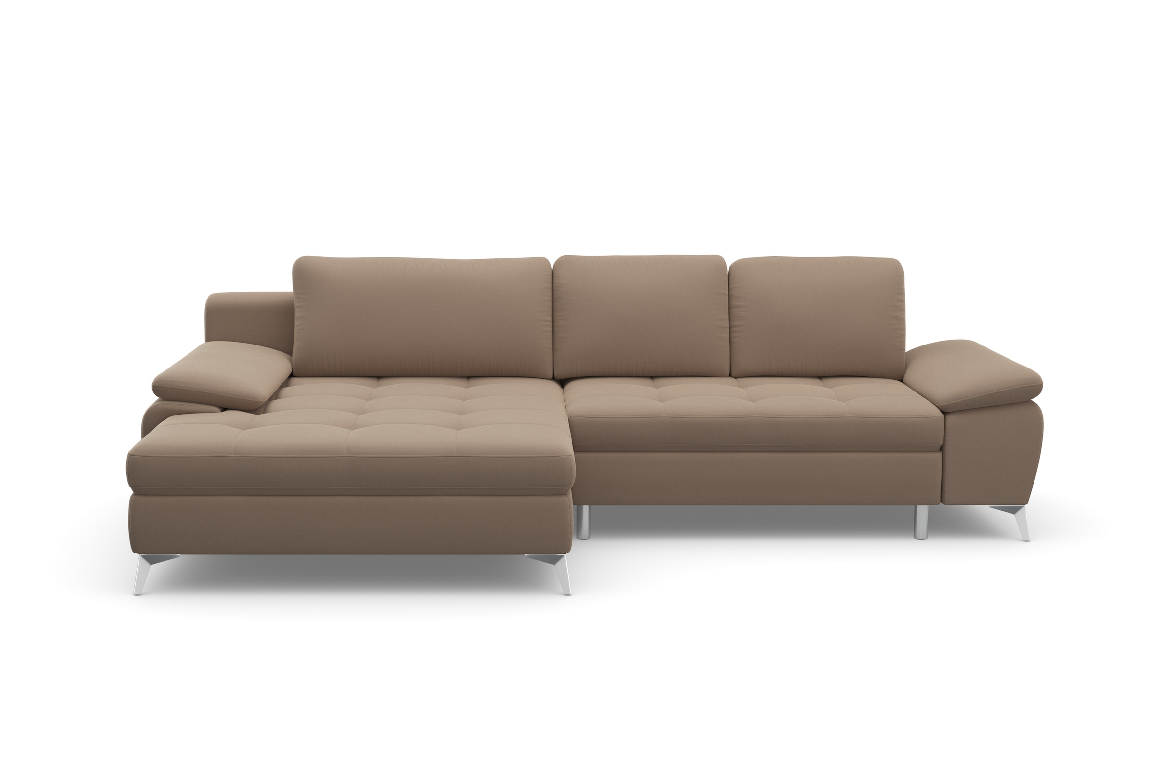 sit&more Ecksofa »Latigo L-Form« mit Mega-Recamiere, wahlweise mit Bettfunk günstig online kaufen