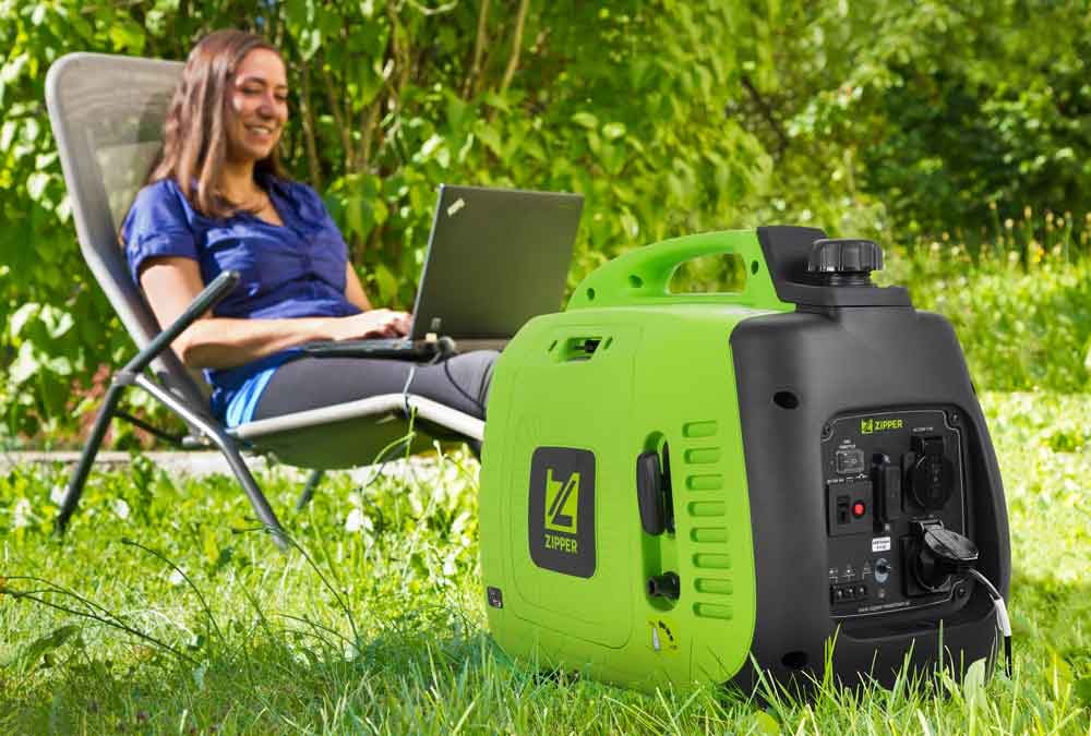 ZIPPER Stromerzeuger, INVERTER Technologie – für sensible Geräte (Computer, etc.)