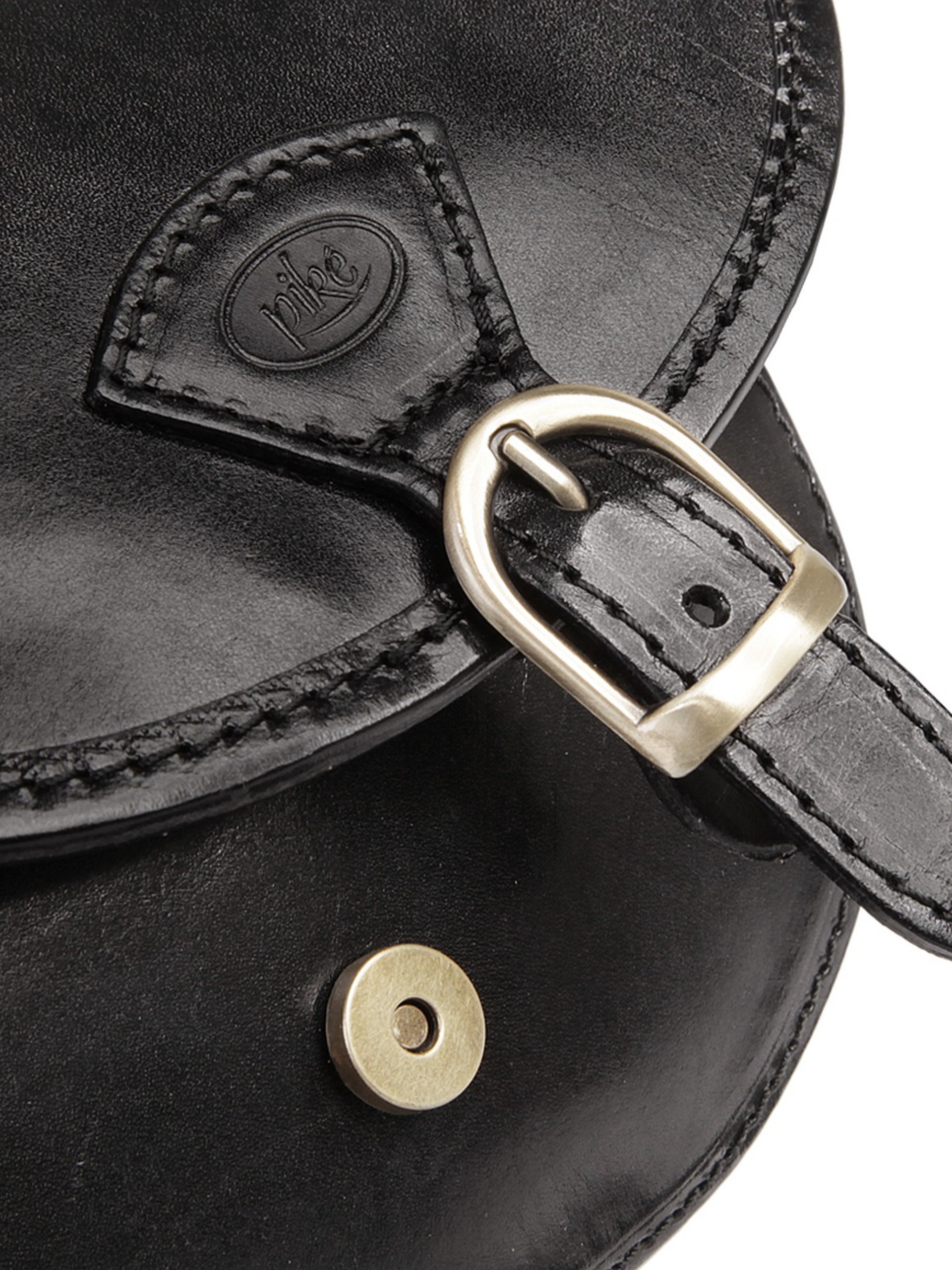 Piké Umhängetasche, echt Leder, Made in Italy