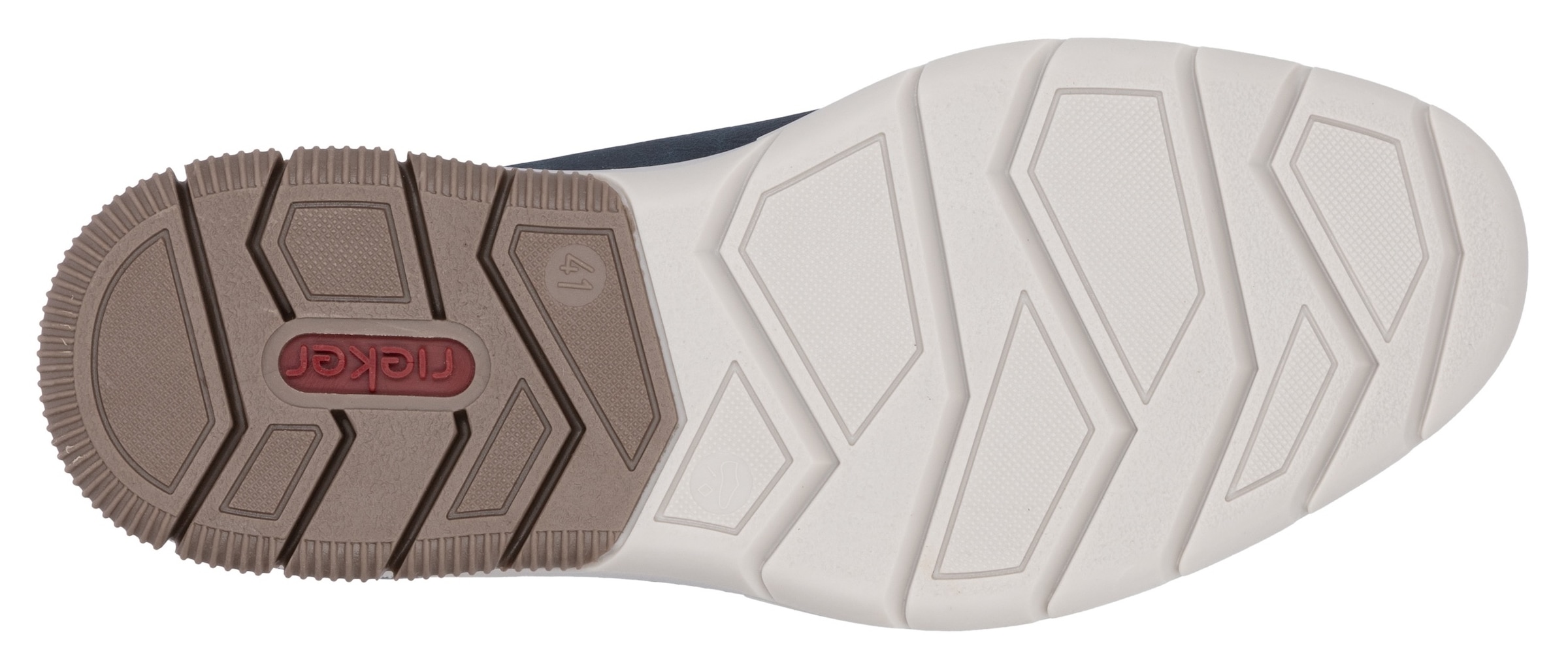 Rieker Slip-On Sneaker, Schlupfschuh, Halbschuh, Sneaker mit Gummizug für leichten Einstieg