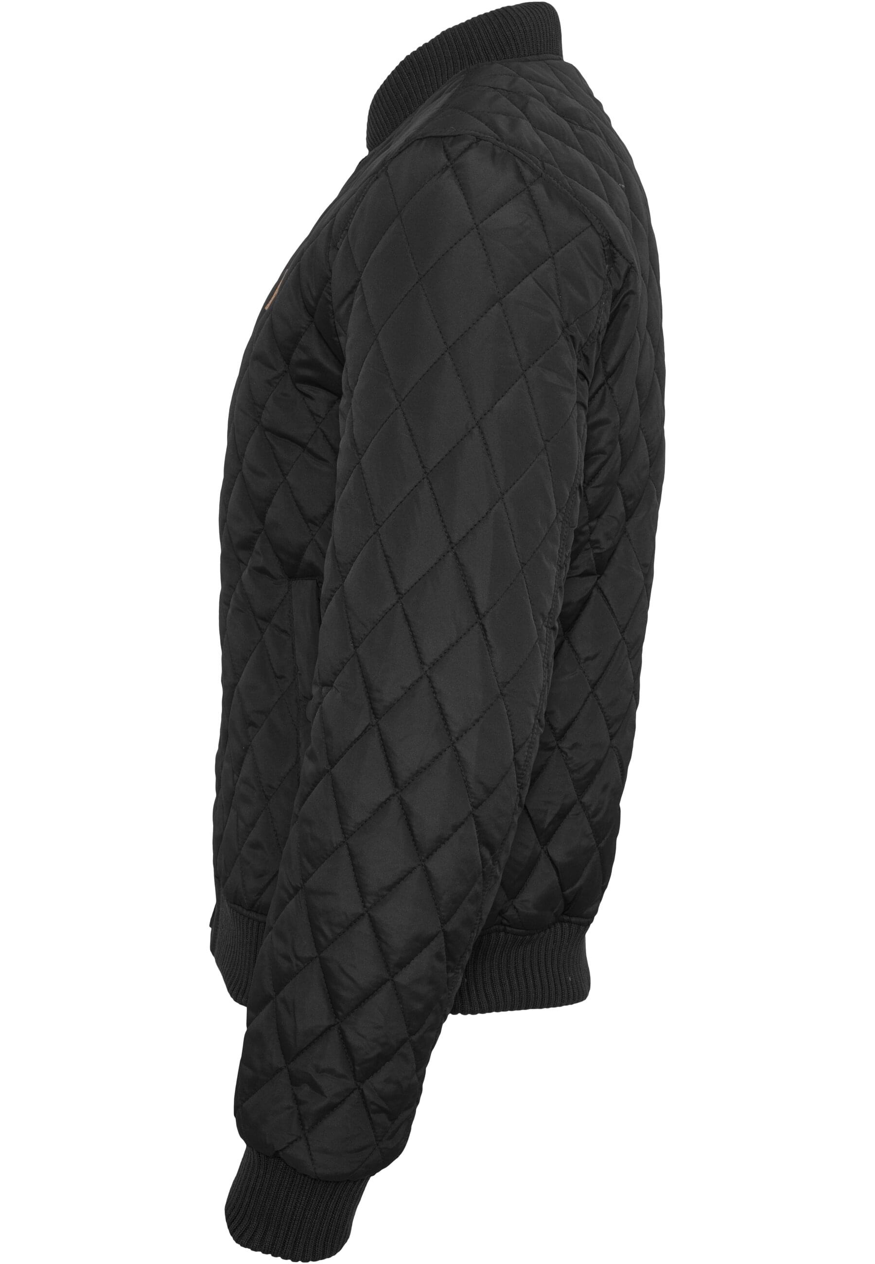 URBAN CLASSICS Allwetterjacke »Urban Classics Herren Diamond Quilt Jacket« 1 Stk. tlg. ohne Kapuze
