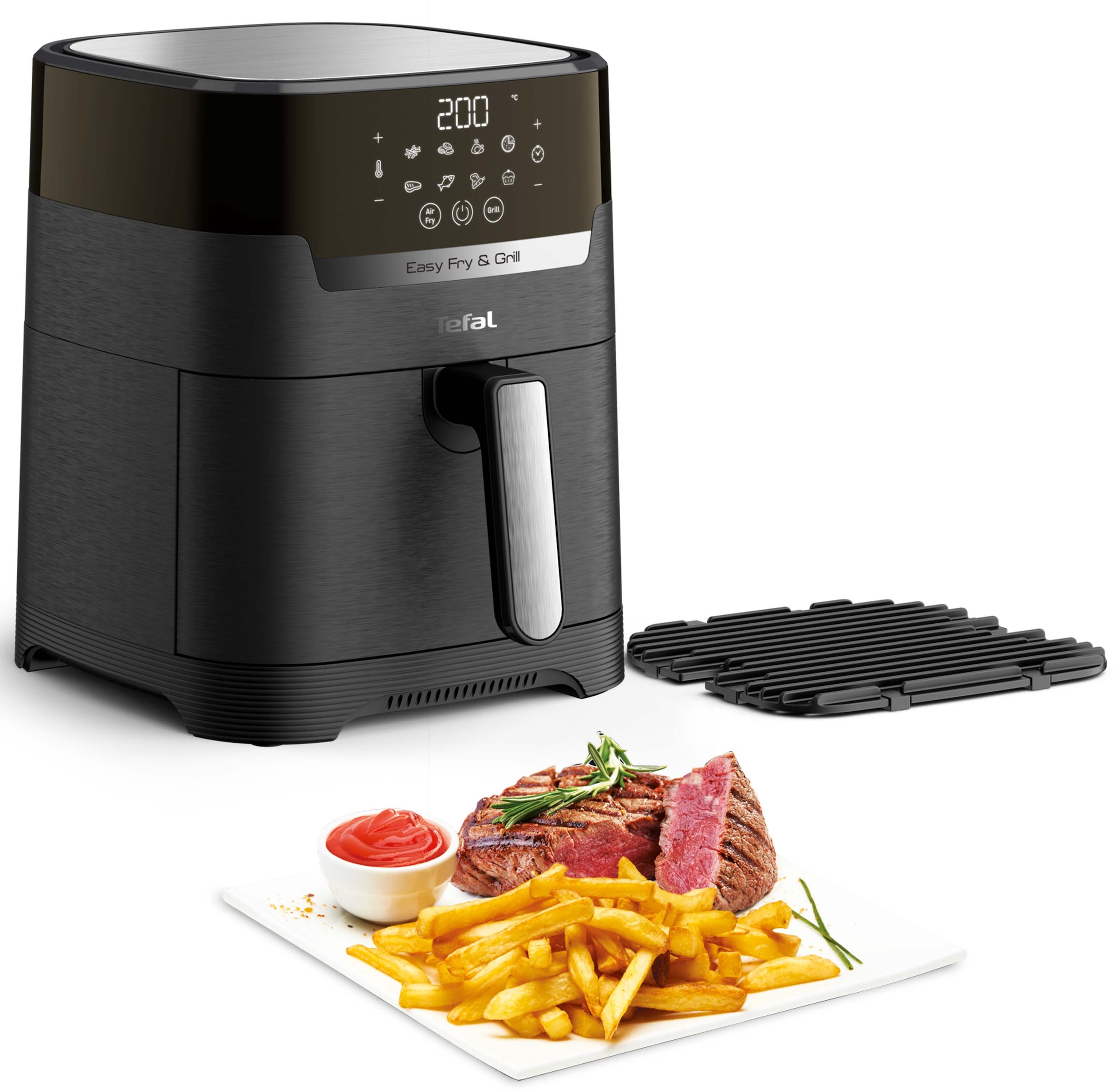 Tefal Heißluftfritteuse »EY5058 Easy Fry & Grill Precision«, 1550 W, Heißlu günstig online kaufen