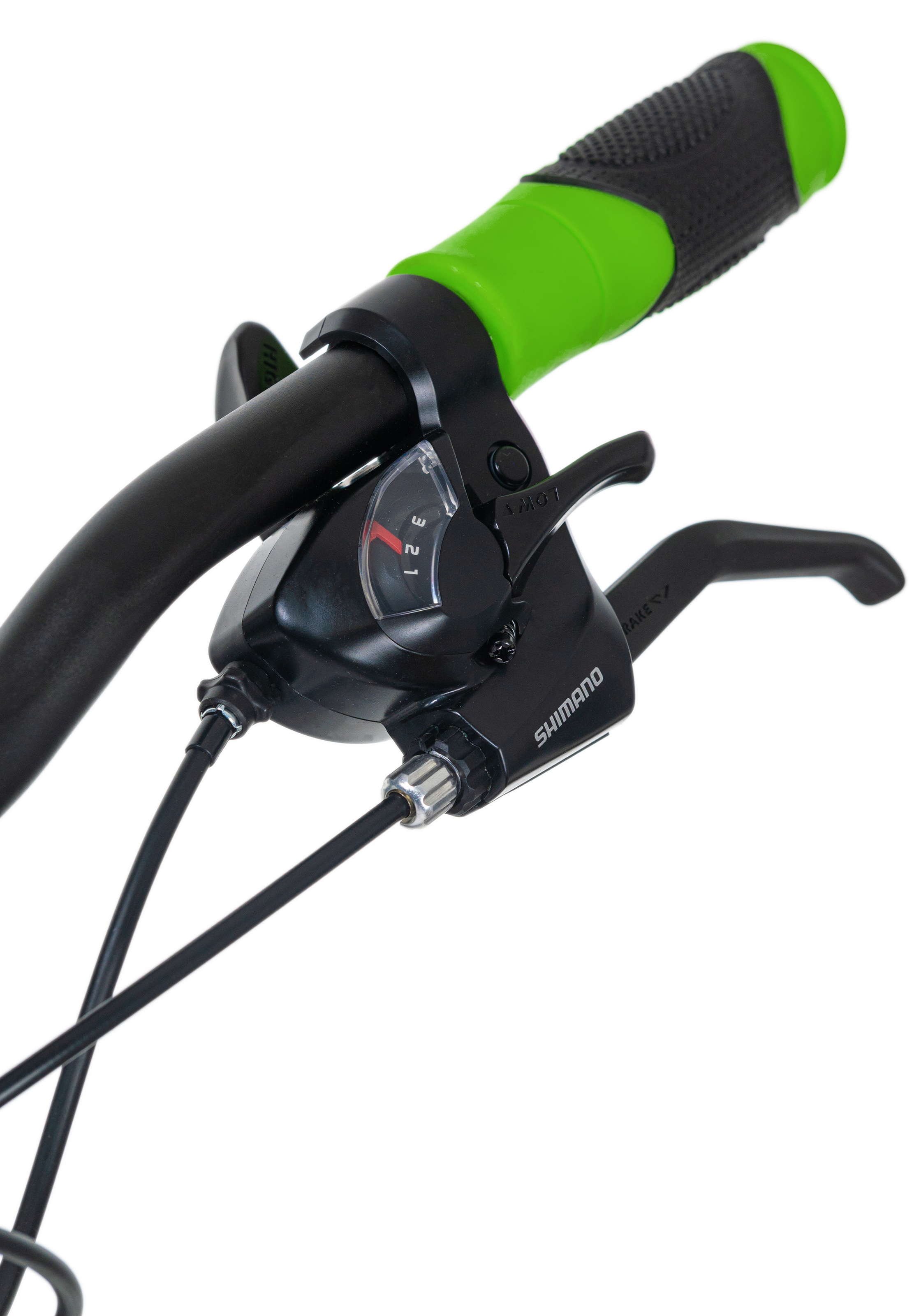 KS Cycling Mountainbike »Hardtail 27,5'' Morzine schwarz-grün 21 Gänge« 21 Gang Kettenschaltung