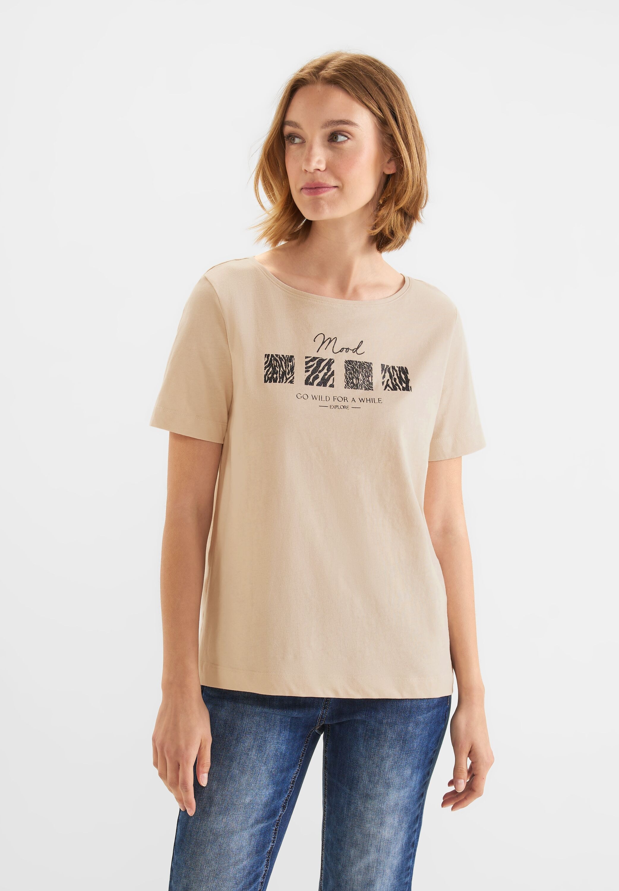 STREET ONE T-Shirt, aus bestellen Baumwolle online reiner