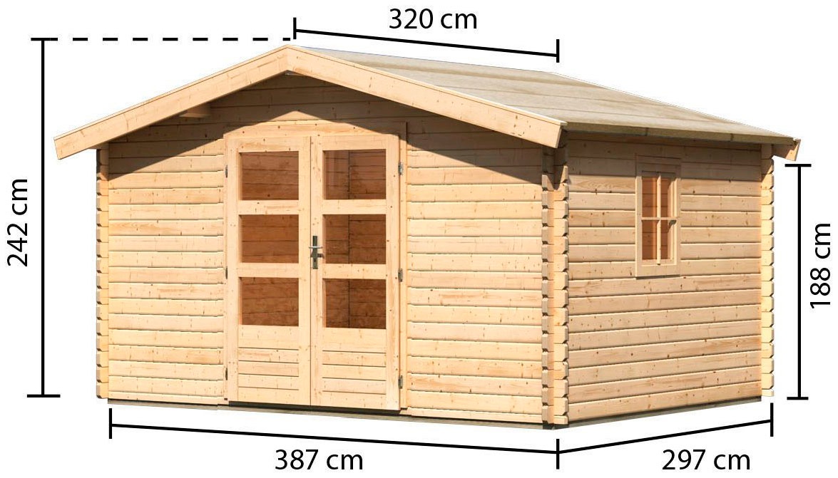 Karibu Gartenhaus »Melberg 5«