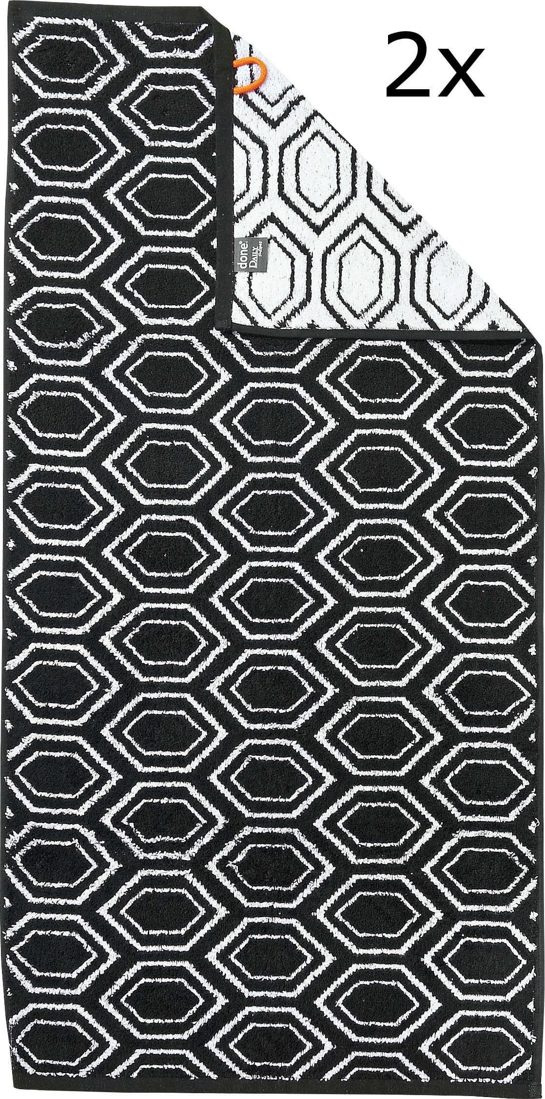 done.® Handtuch Set »Daily Shapes Ethno«, (Set, 2 St., 2 Handtücher (50x100 günstig online kaufen