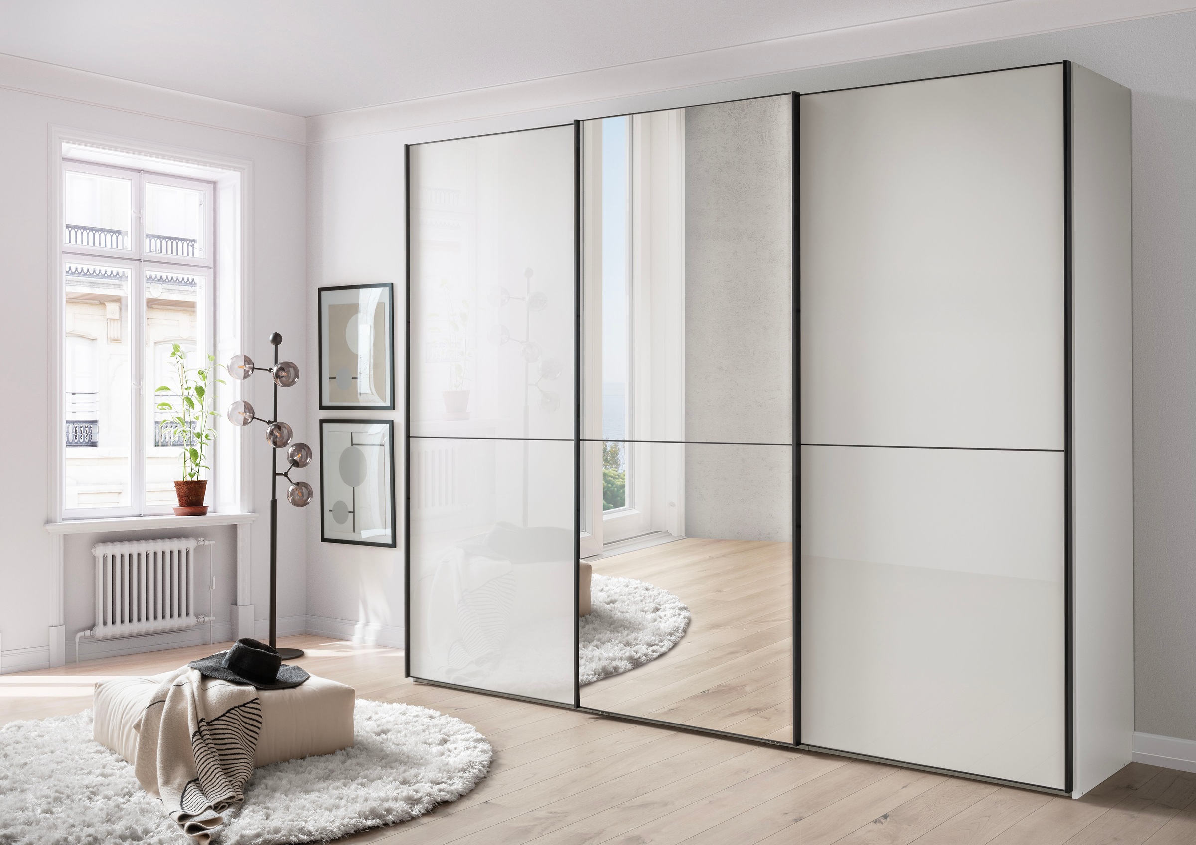 WIEMANN Schwebetürenschrank »Phoenix, Made in Germany, modernes Design, Hig günstig online kaufen