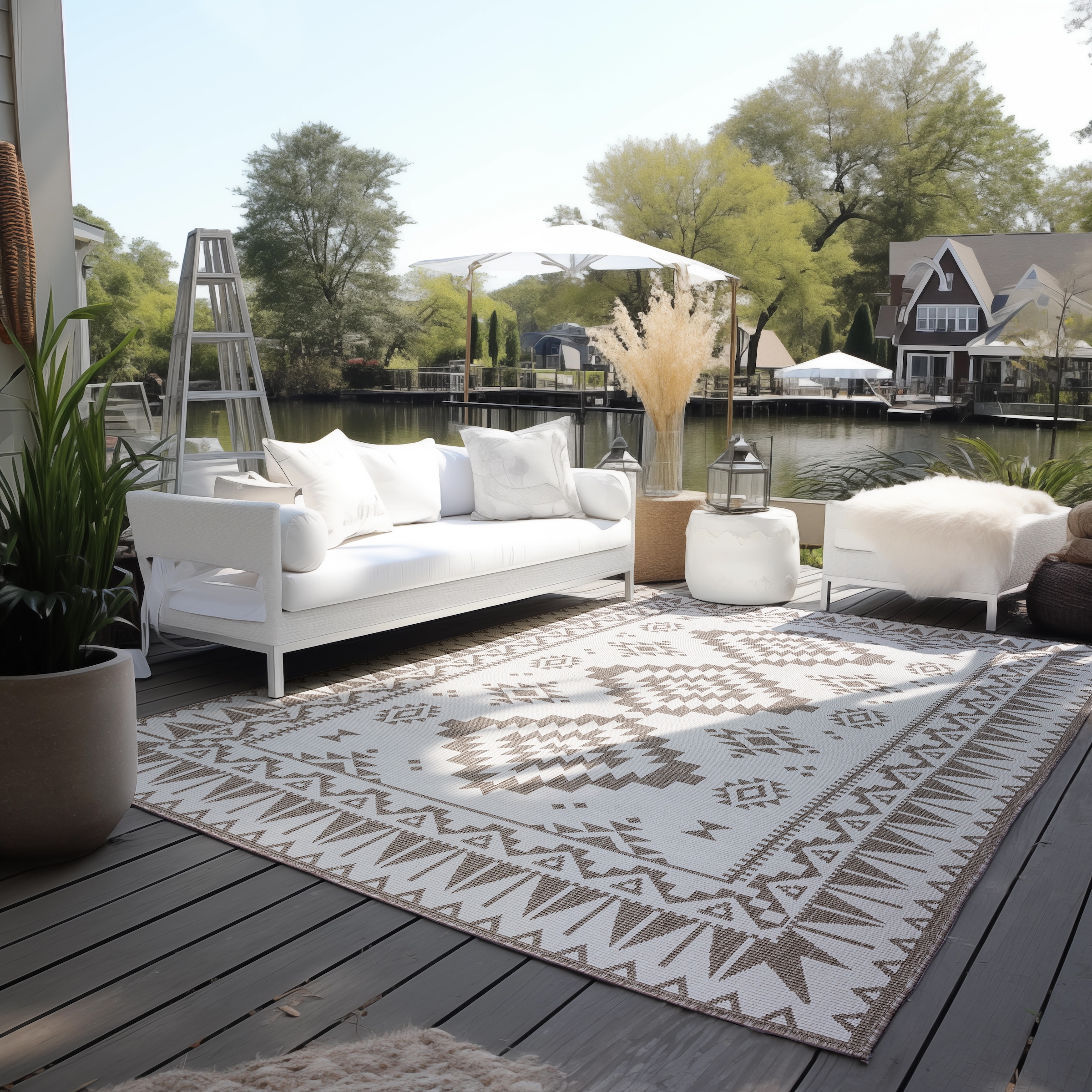 ELLE DECORATION Teppich »Dynamic, In- und Outdoor«, rechteckig, 5 mm Höhe, günstig online kaufen