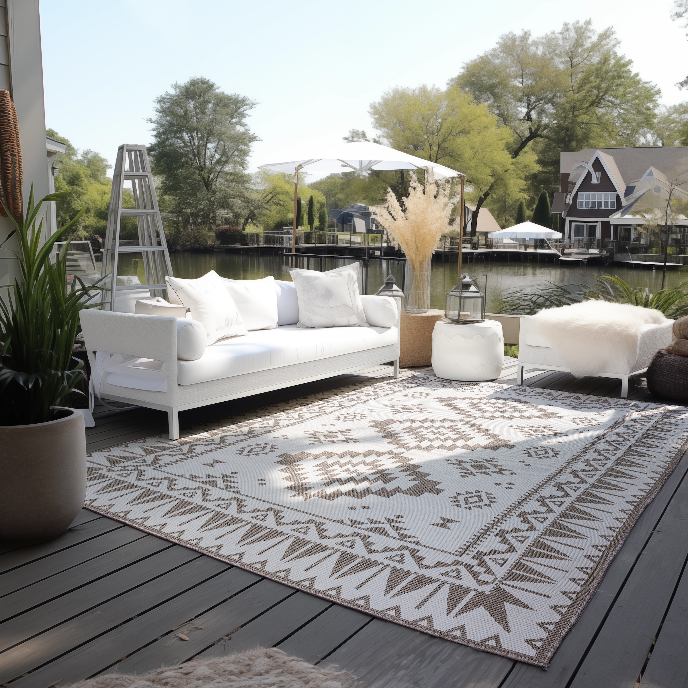 ELLE DECORATION Teppich »Dynamic, Wendeteppich«, rechteckig, 5 mm Höhe, Fla günstig online kaufen