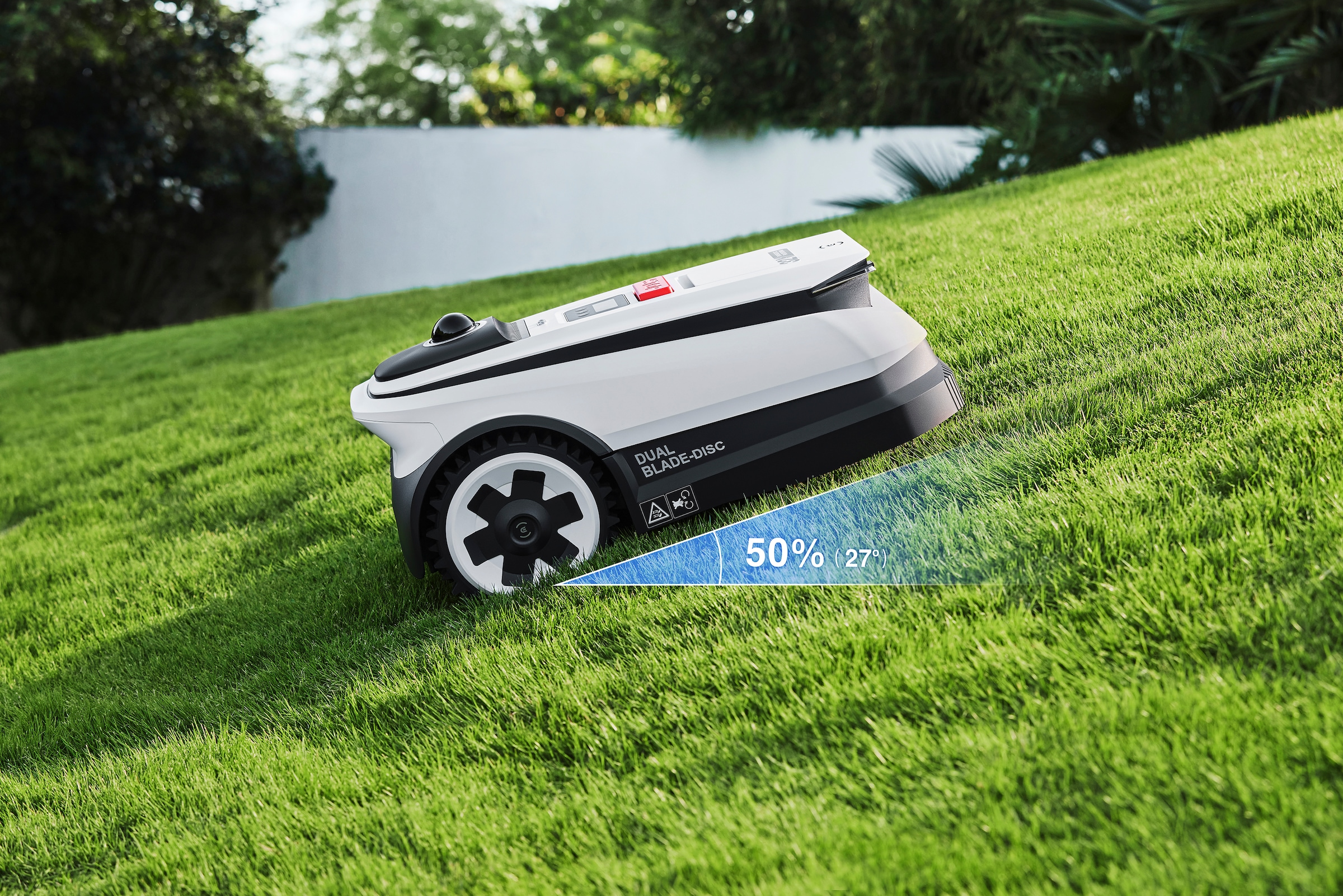 ECOVACS Rasenmähroboter »GOAT A1600 LiDAR PRO« Mäheffizienz von 400 m²/h, Trimmer (8500 rpm),   Dual-LiDAR Navigation, leistungsstarker 32-V Energieplattform