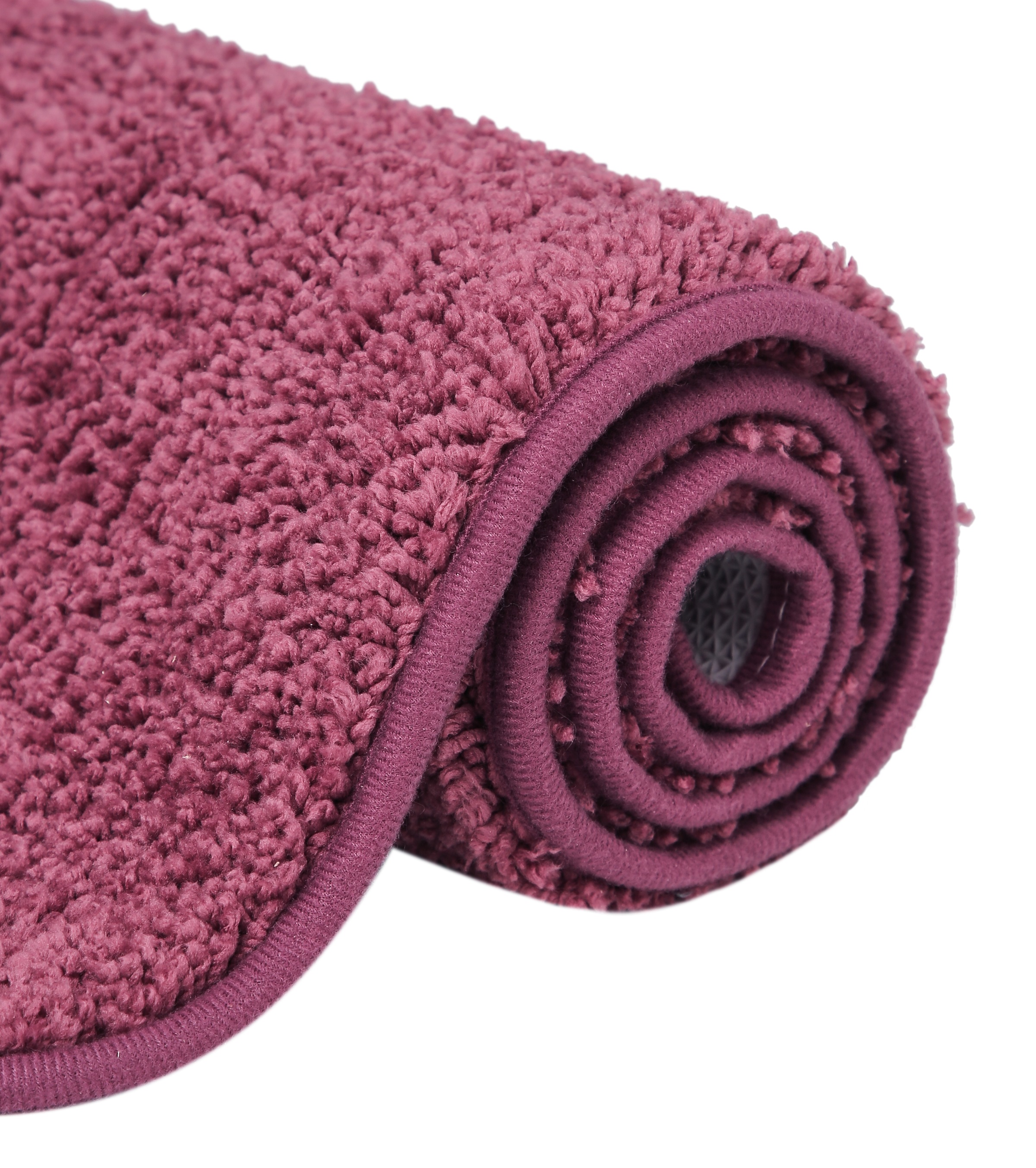 my home Badematte »Regona, Badteppich, Badvorleger, Badezimmer Teppich«, rutschhemmend beschichtet, fußbodenheizungsgeeignet-schnell trocknend-strapazierfähig, Uni Farben, besonders weich, als rechteckig und halbrund erhältlich