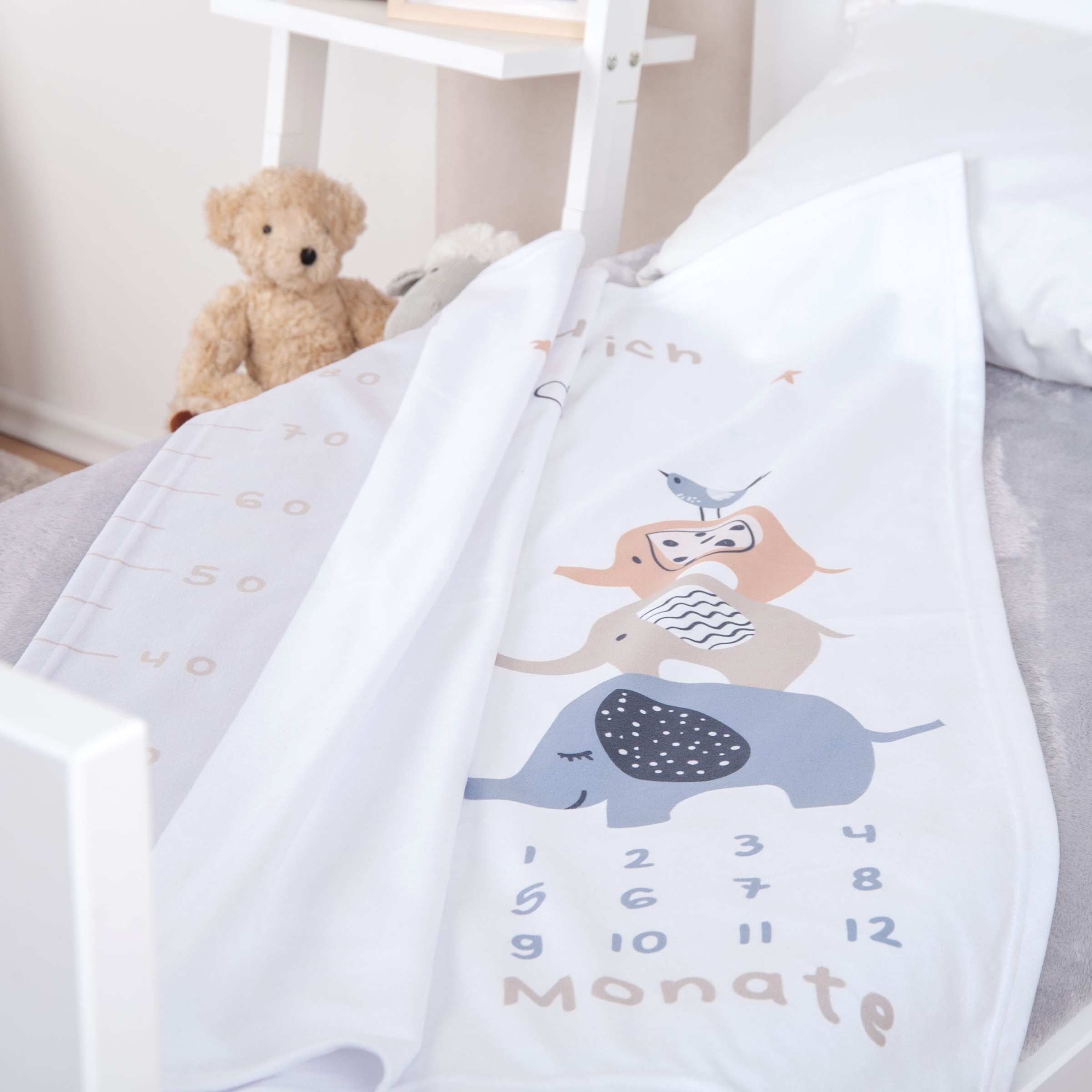 Baby Best Babydecke »BabyBest Elephant«, niedliches Motiv