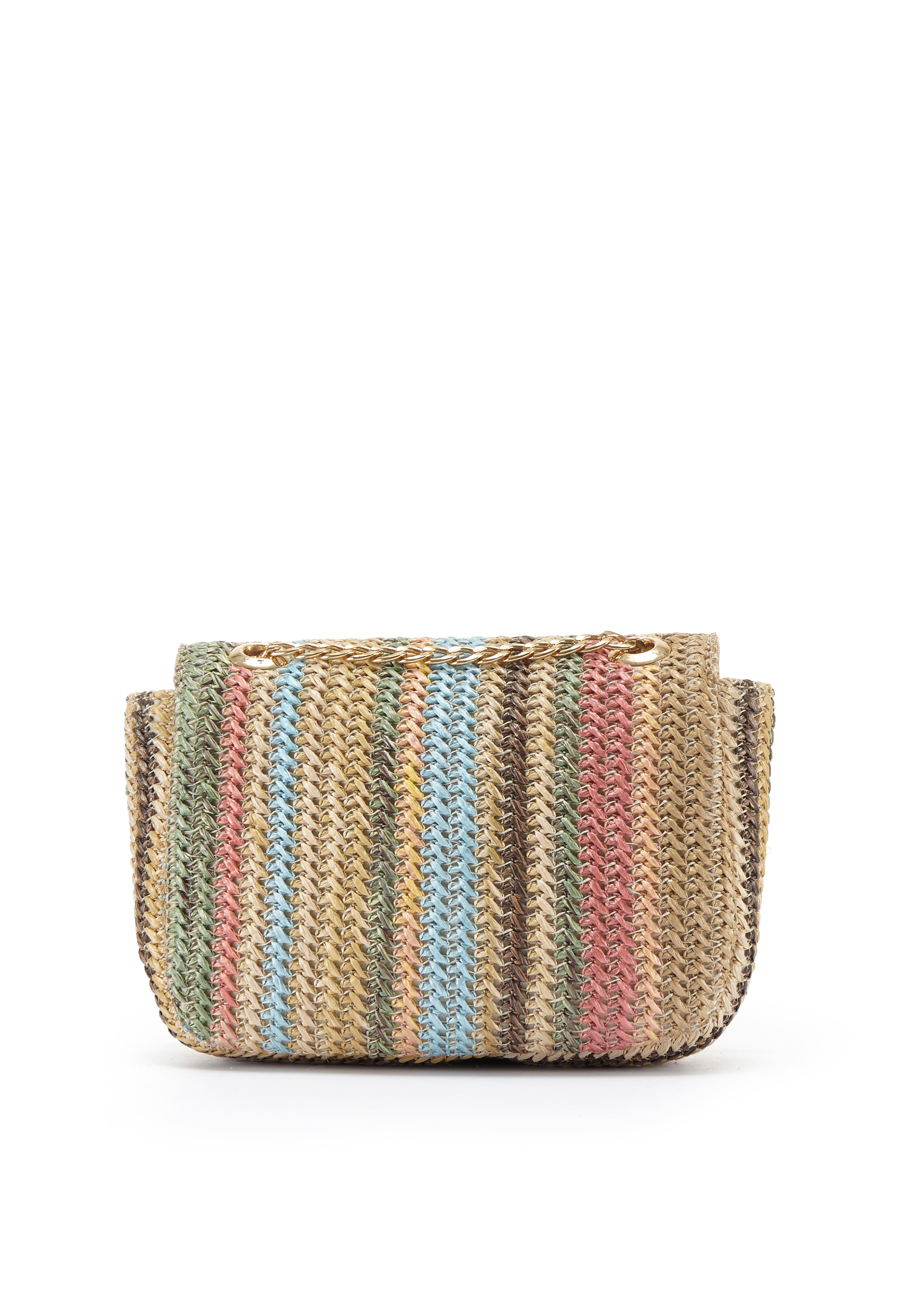 Vivance Umhängetasche »Minibag«, Handtasche, Henkeltasche, Bast-Optik, Crossbody Bag VEGAN