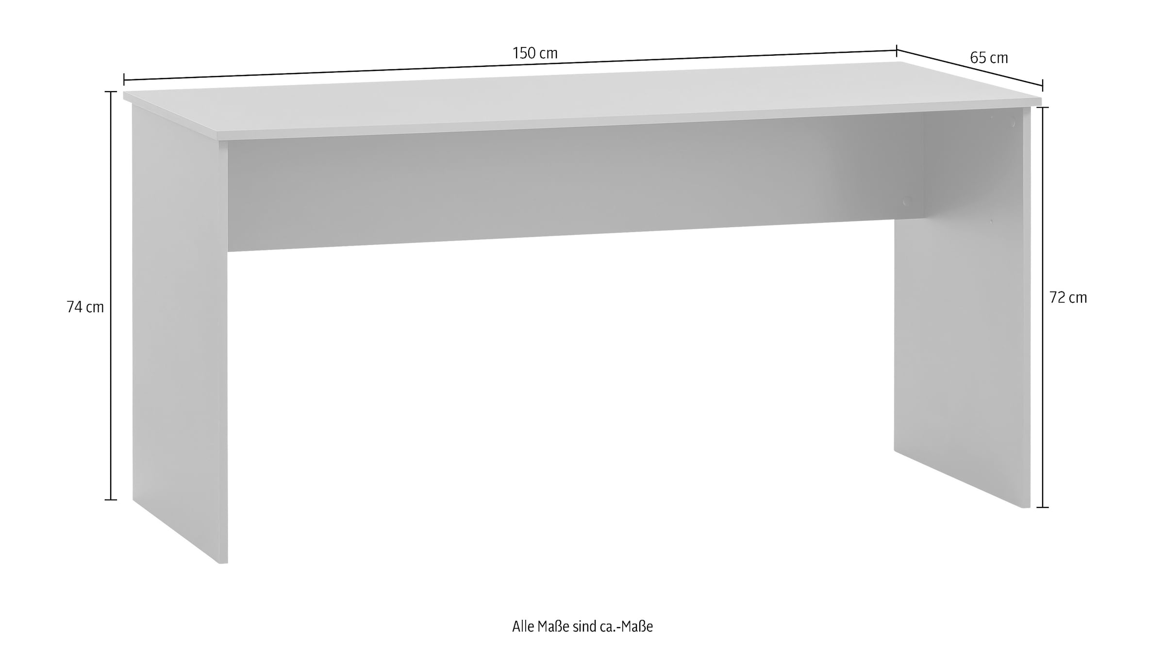Schildmeyer Schreibtisch »Serie 500«, Breite 150 cm auf Rechnung kaufen
