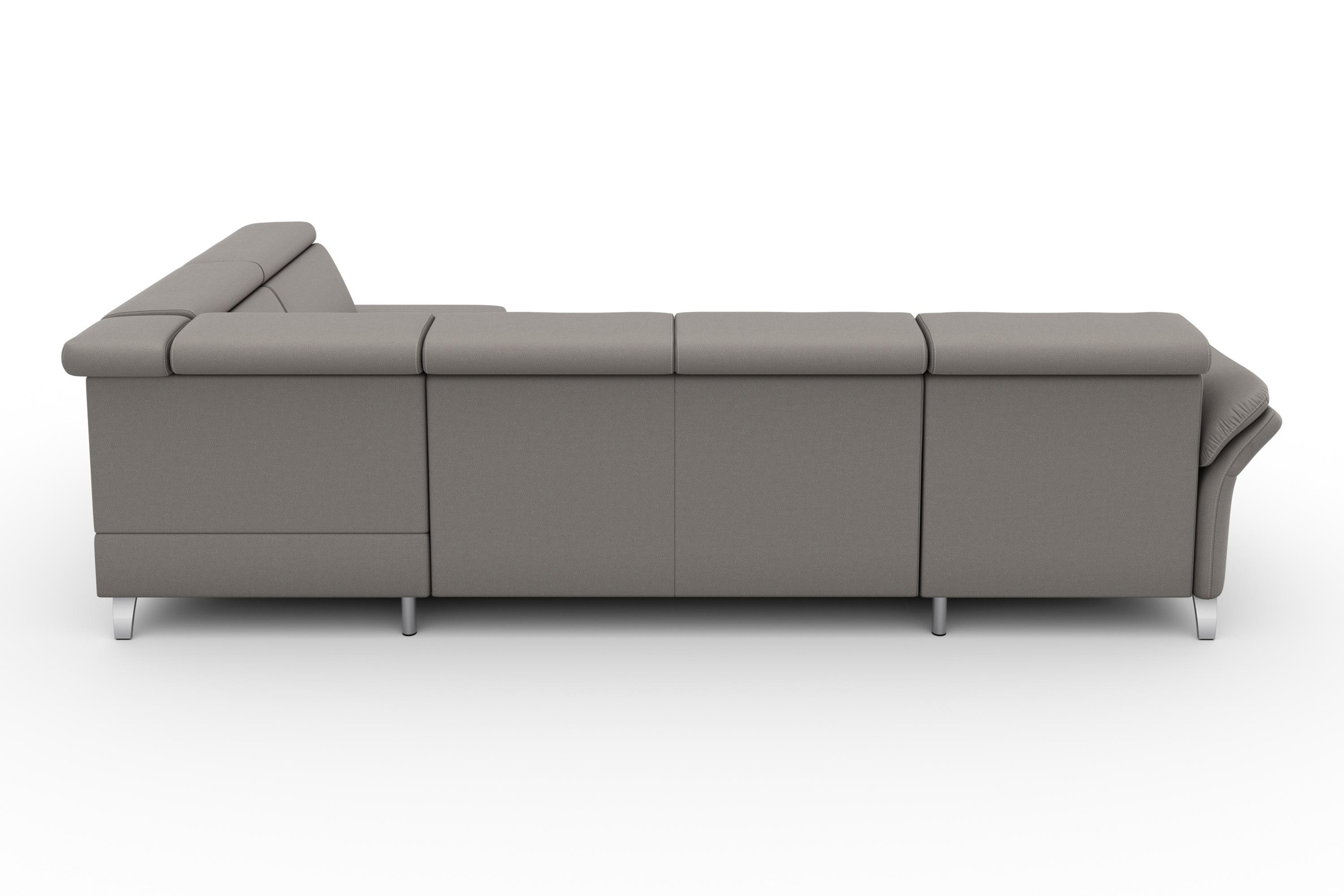 sit&more Wohnlandschaft »Vincenzo U-Form«, inklusive Kopfteilverstellung, wahlweise mit Bettfunktion, Bettkasten