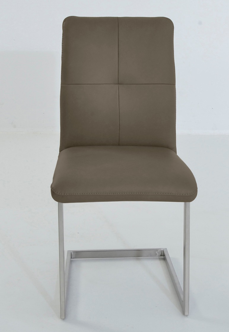 K+W Komfort & Wohnen Freischwinger »6511«, Leder CLOUD, Freischwinger mit H günstig online kaufen