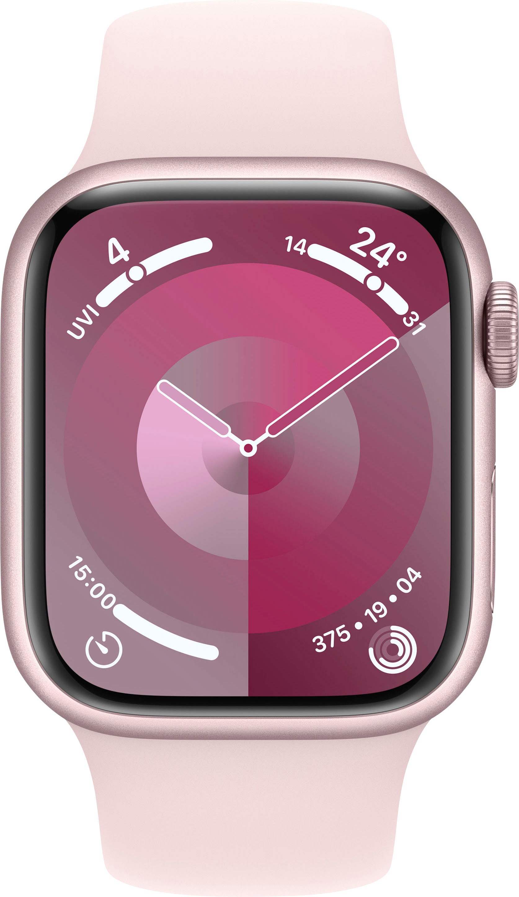 2. Bild von Apple Smartwatch »Watch Series 9 GPS + Cellular 41mm Aluminium M/L«, (Watch OS 10 Sport Band)