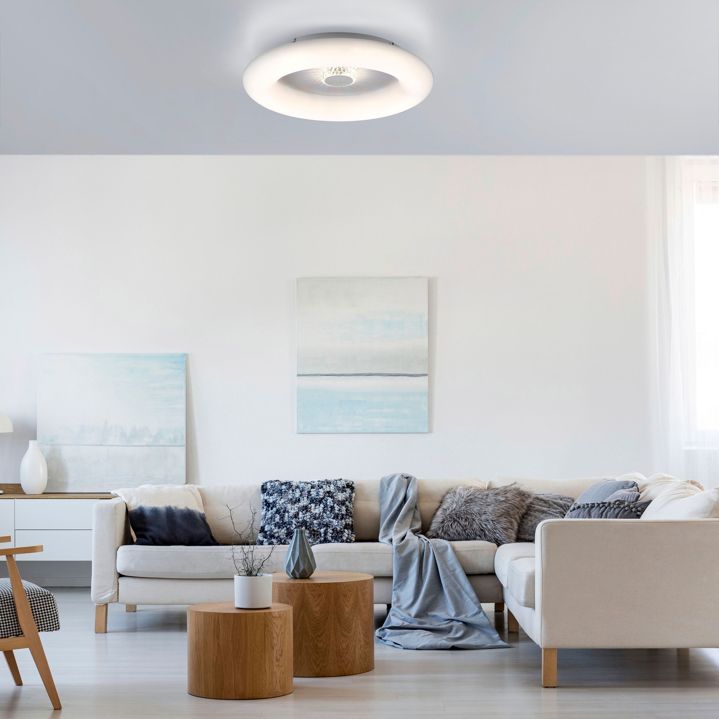 JUST LIGHT Deckenleuchte »VERTIGO«, 1 flammig, Leuchtmittel LED-Board   LED günstig online kaufen