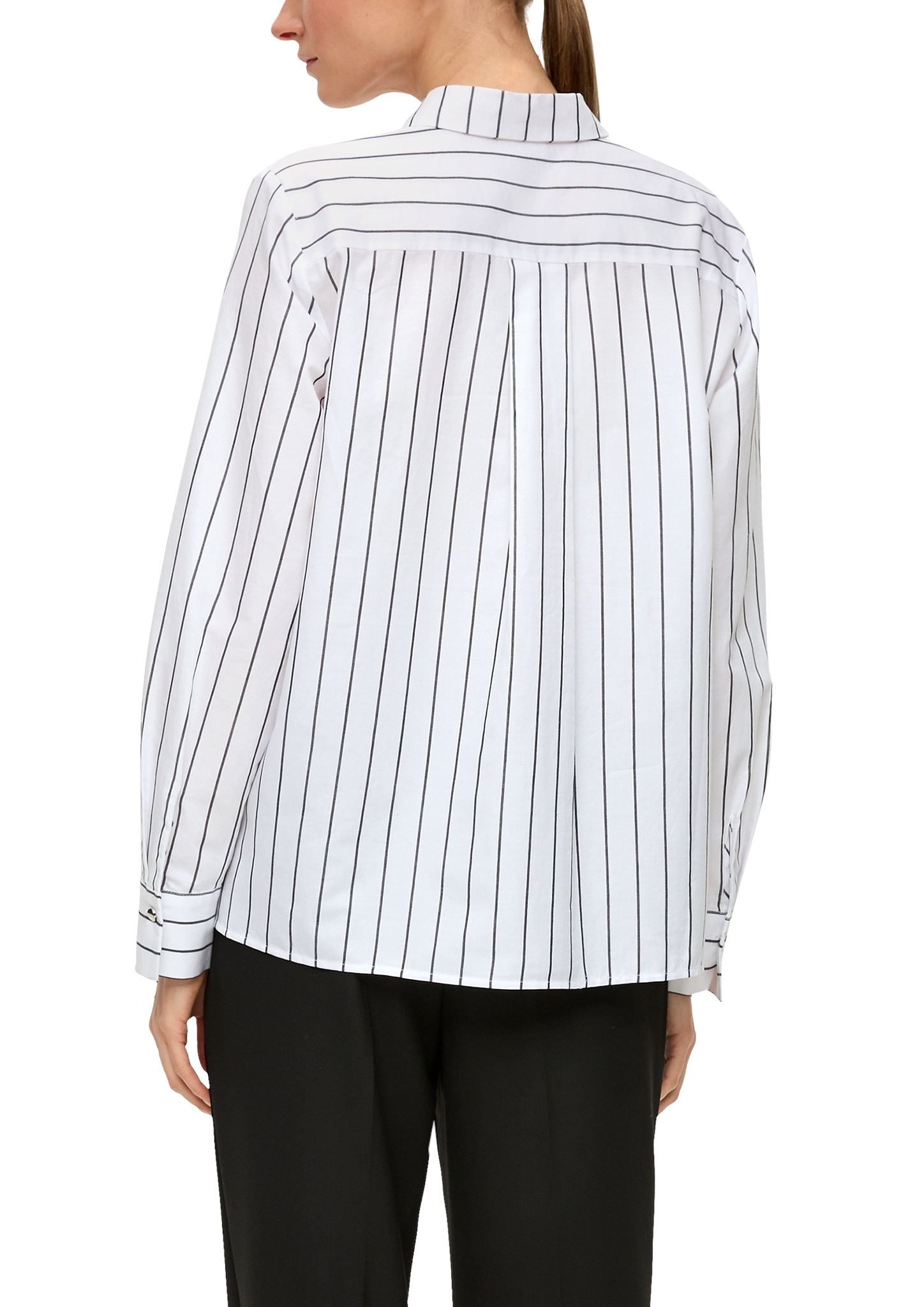 s.Oliver BLACK LABEL Langarmbluse, mit Streifen