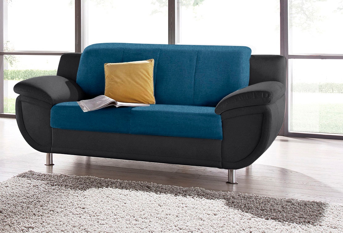 TRENDMANUFAKTUR 2-Sitzer »Rondo 3, mit extrabreiten Armlehnen für mehr Sitzkomfort« wahlweise mit Federkern