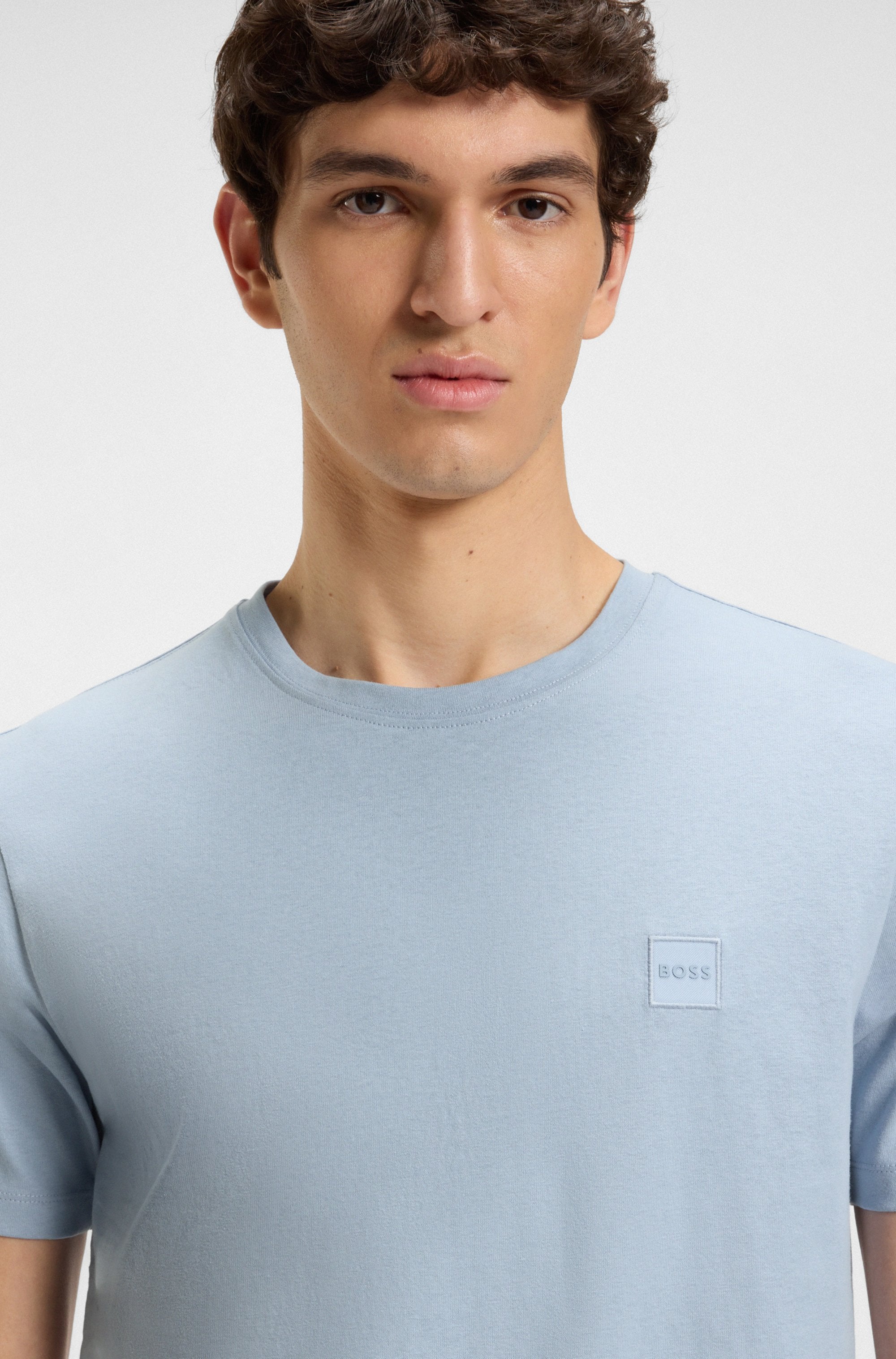 BOSS ORANGE T-Shirt »Tales Regular Fit« 100% Baumwolle BOSS Logo Patch Rundhals