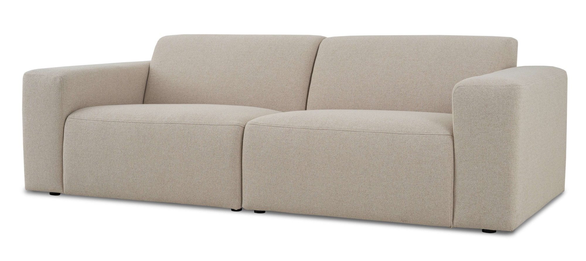 INOSIGN 3-Sitzer »Koa, 228 cm, Modulsofa in Webstoff, Cord«, Designsofa, weicher Lounge-Sitzkomfort, Welleunterfederung, bodentief