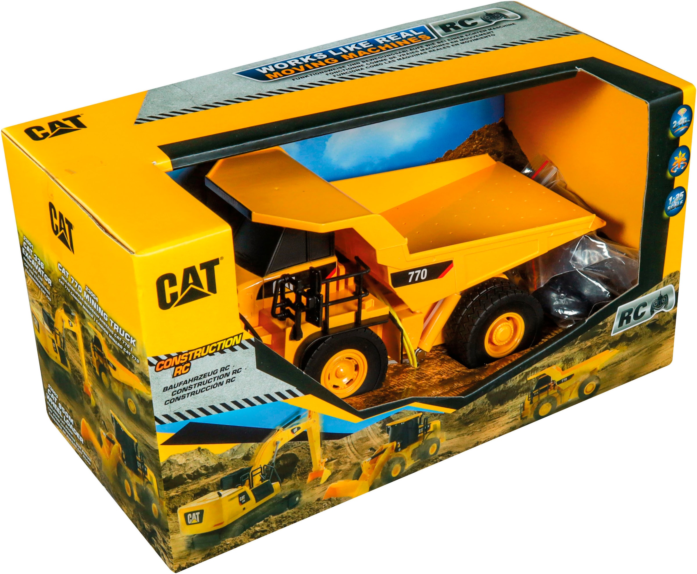 Carrera® RC-LKW »CAT 770 Muldenkipper (B/O)«