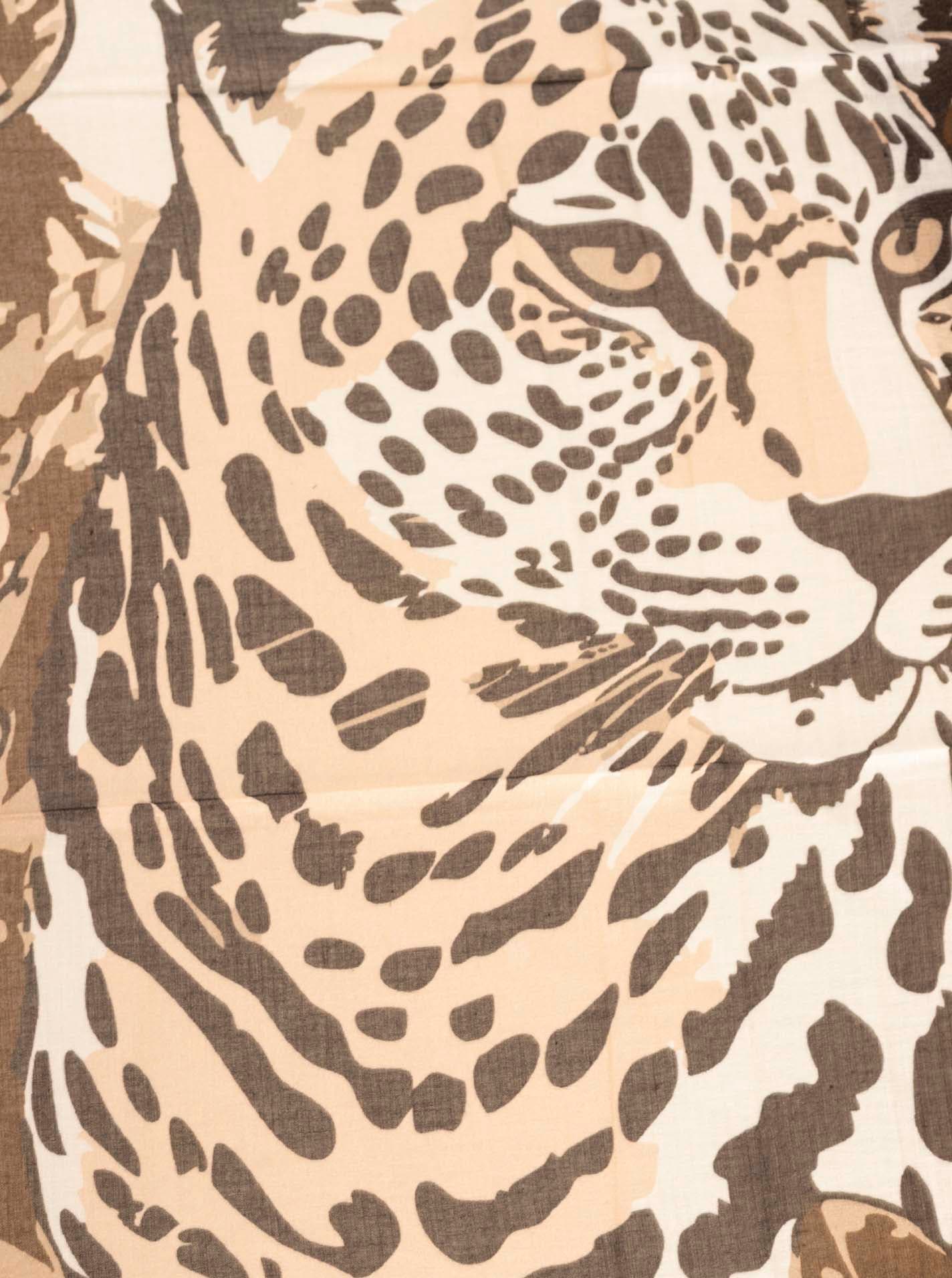 Zwillingsherz Modetuch »"Leopard"« Leopard-Motiv, Fransenabschlüsse rundum, leichtes Material