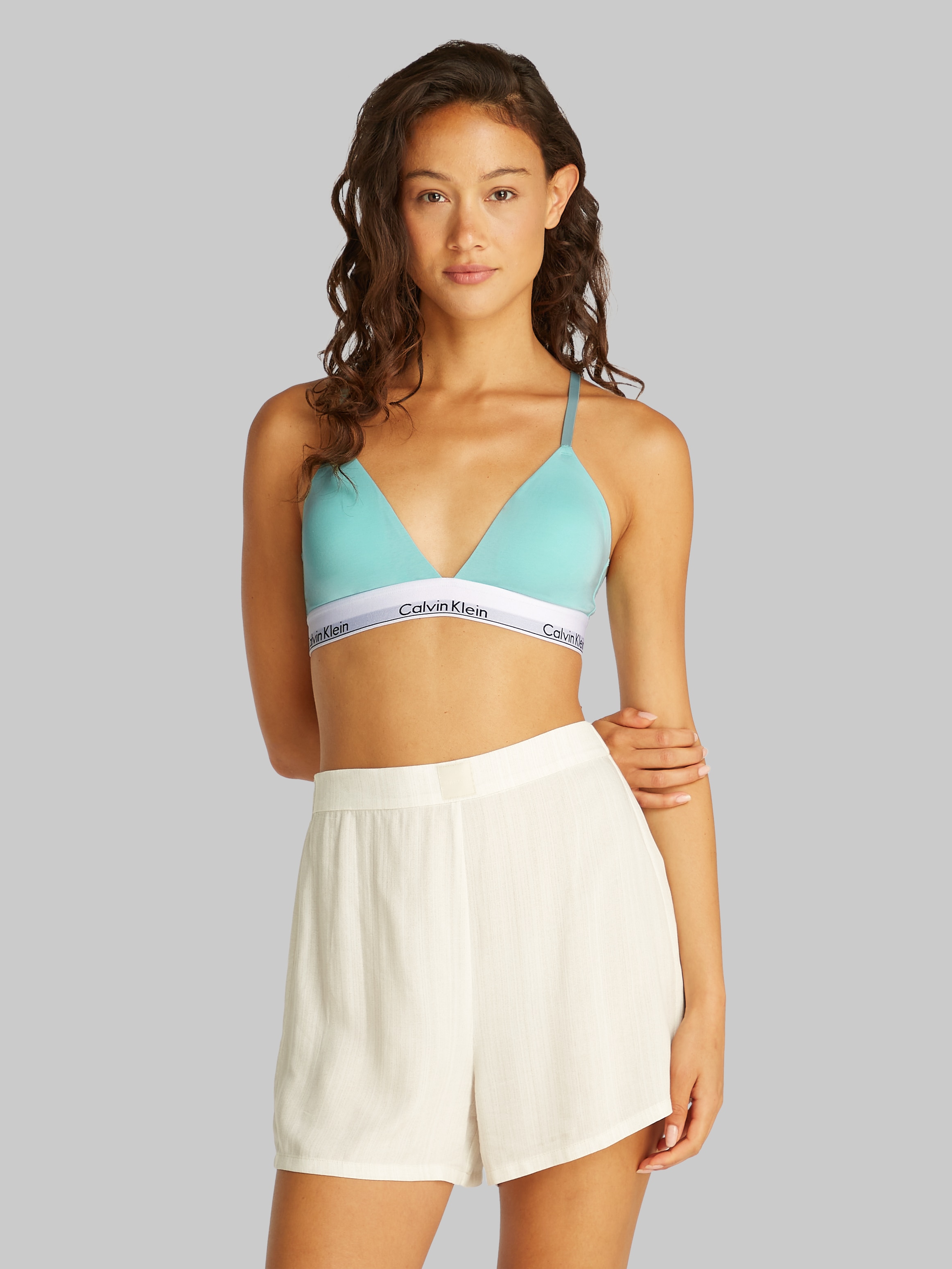 Calvin Klein Underwear Triangel-BH »LGHT LINED TRIANGLE«, mit CK-Logo am Bund