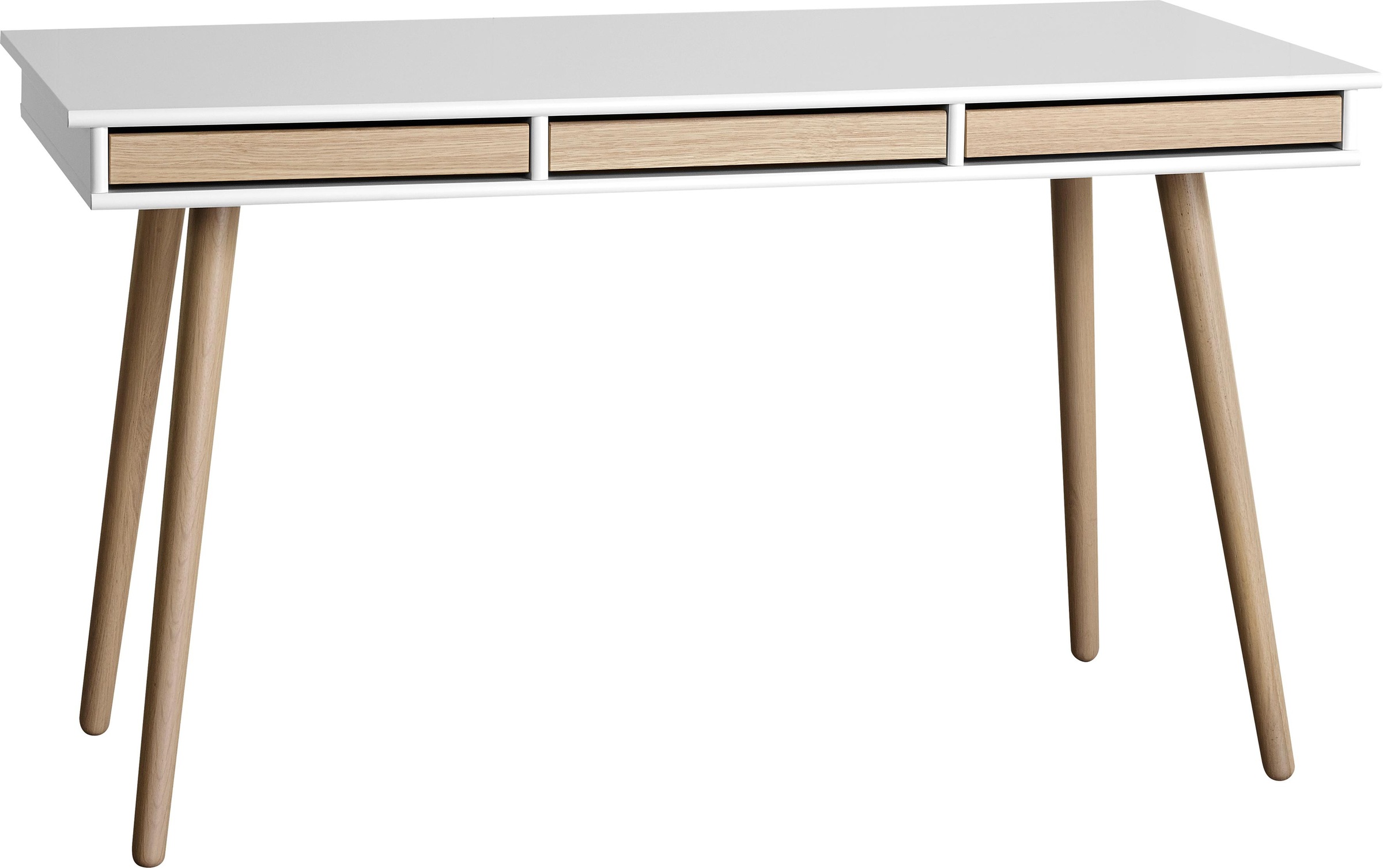 Hammel Furniture Schreibtisch »Mistral Bürotisch, Arbeitstisch, Tisch, Computertisch«, Holzbeinen, B: 137,4 cm, Designmöbel