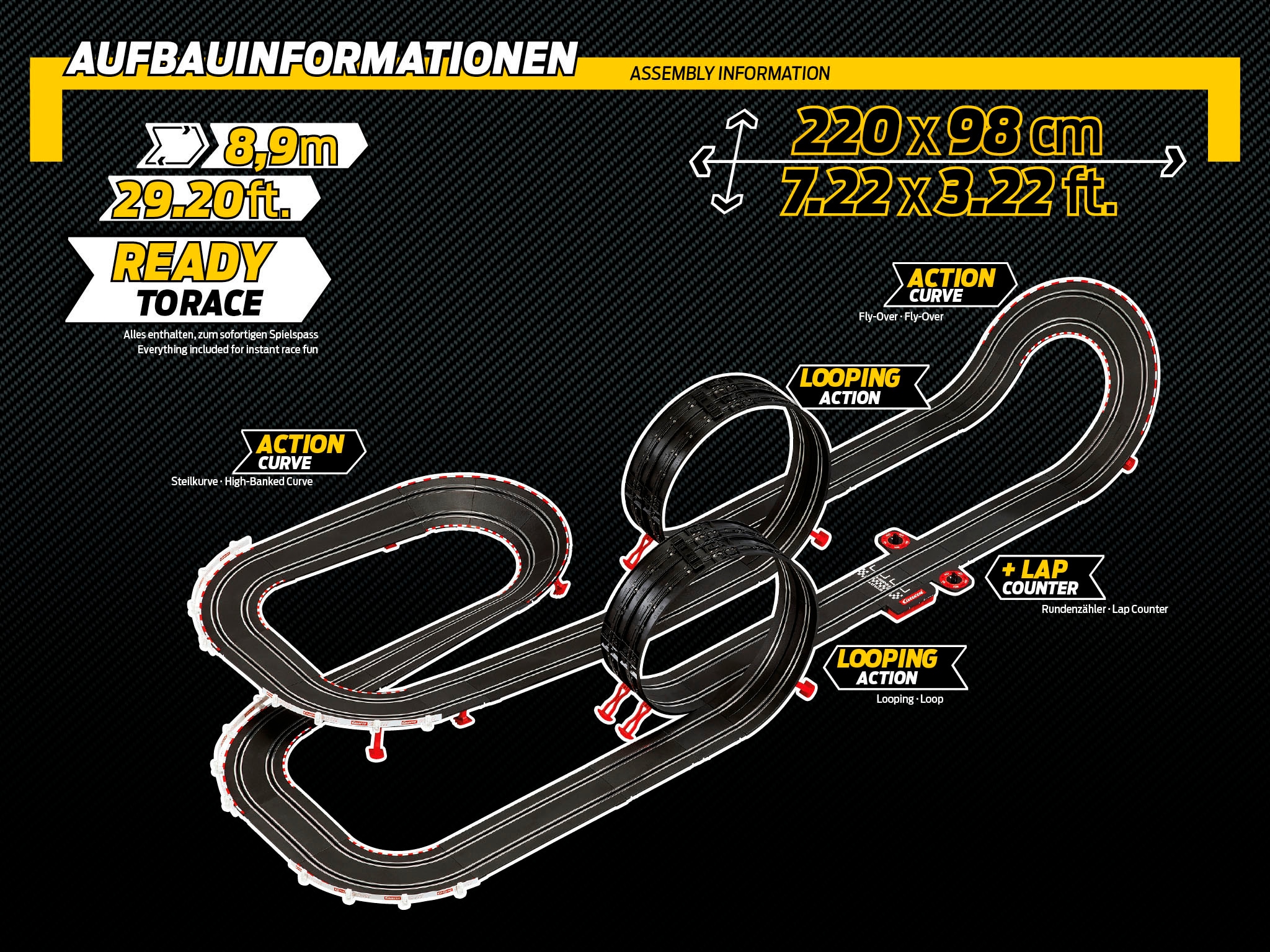 Carrera® Autorennbahn »Carrera GO!!! - DTM High Speed Showdown«