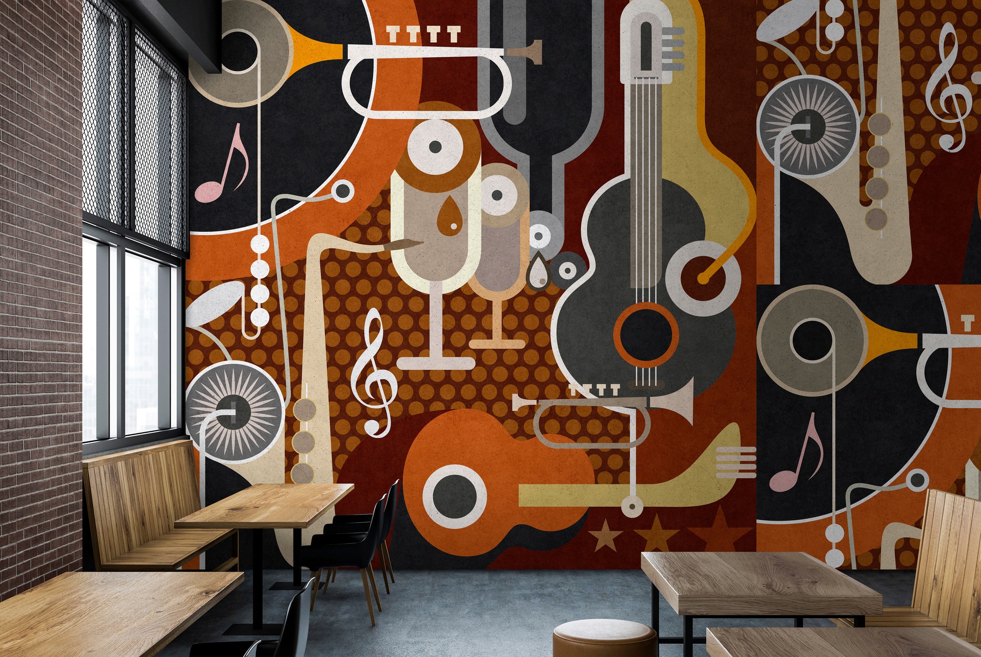 living walls Fototapete »Walls by Patel Wall Of Sound 1« glatt Vlies, Wand, günstig online kaufen