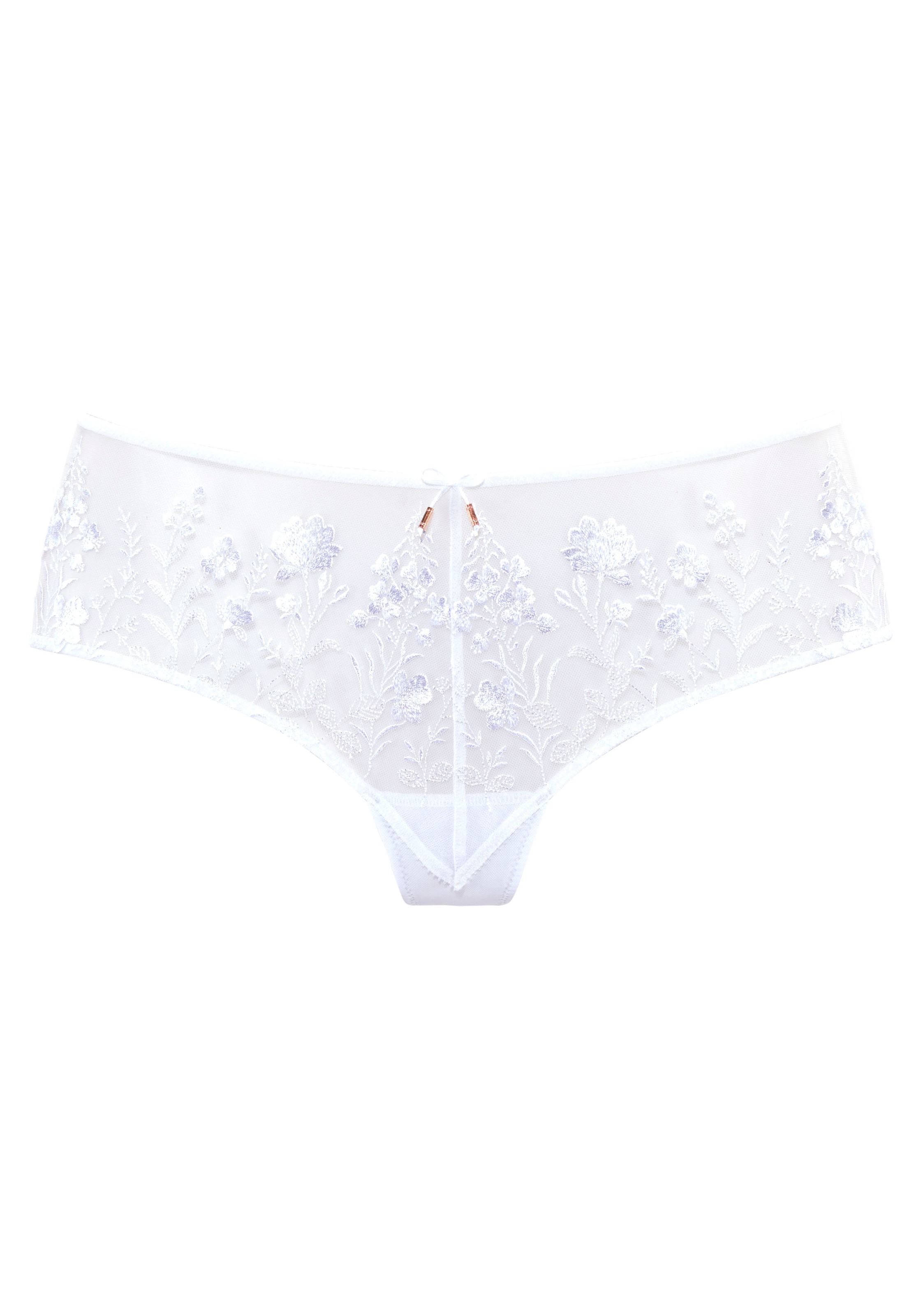 LASCANA Stringpanty »Maria«, mit bunten Blumen aus Stickereispitze