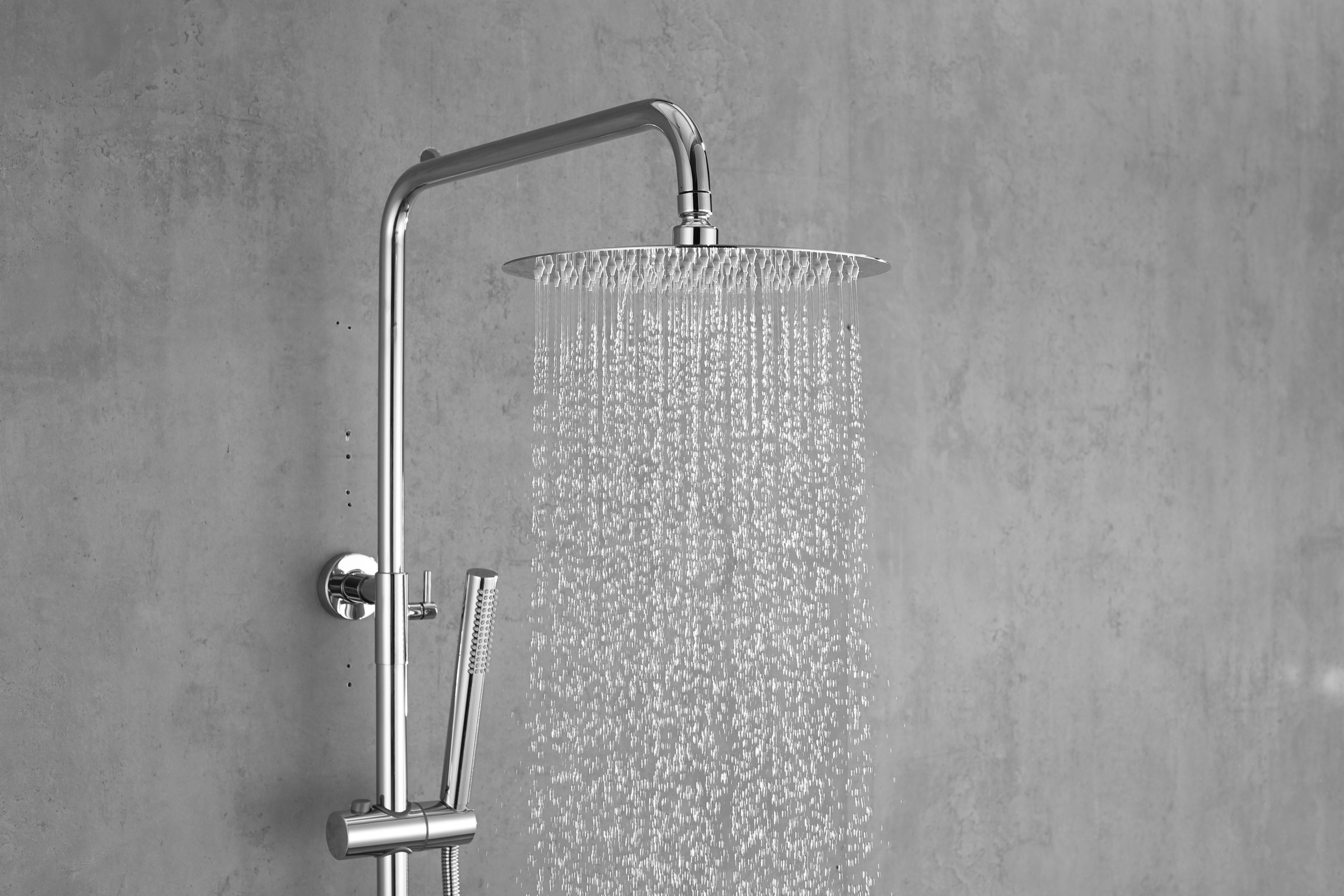 Øresund Duschsystem »Sanddorn« Set,  Überkopfbrause, Regendusche Wellnessdusche in verschiedenen Farben