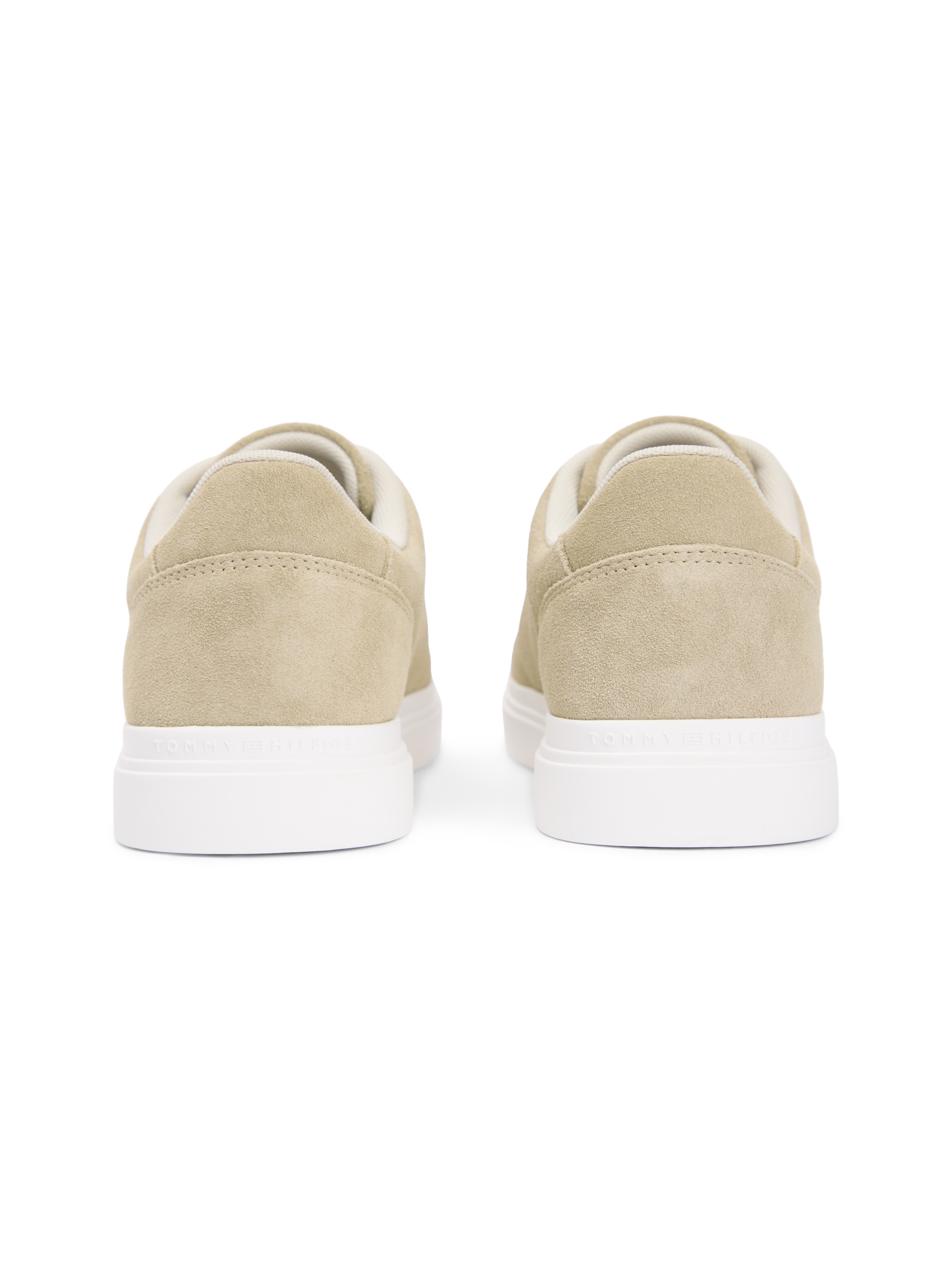 Tommy Hilfiger Plateausneaker »TH FEMININE CUPSOLE SUEDE«  Freizeitschuh, Halbschuh, Schnürer mit Logoschriftzügen